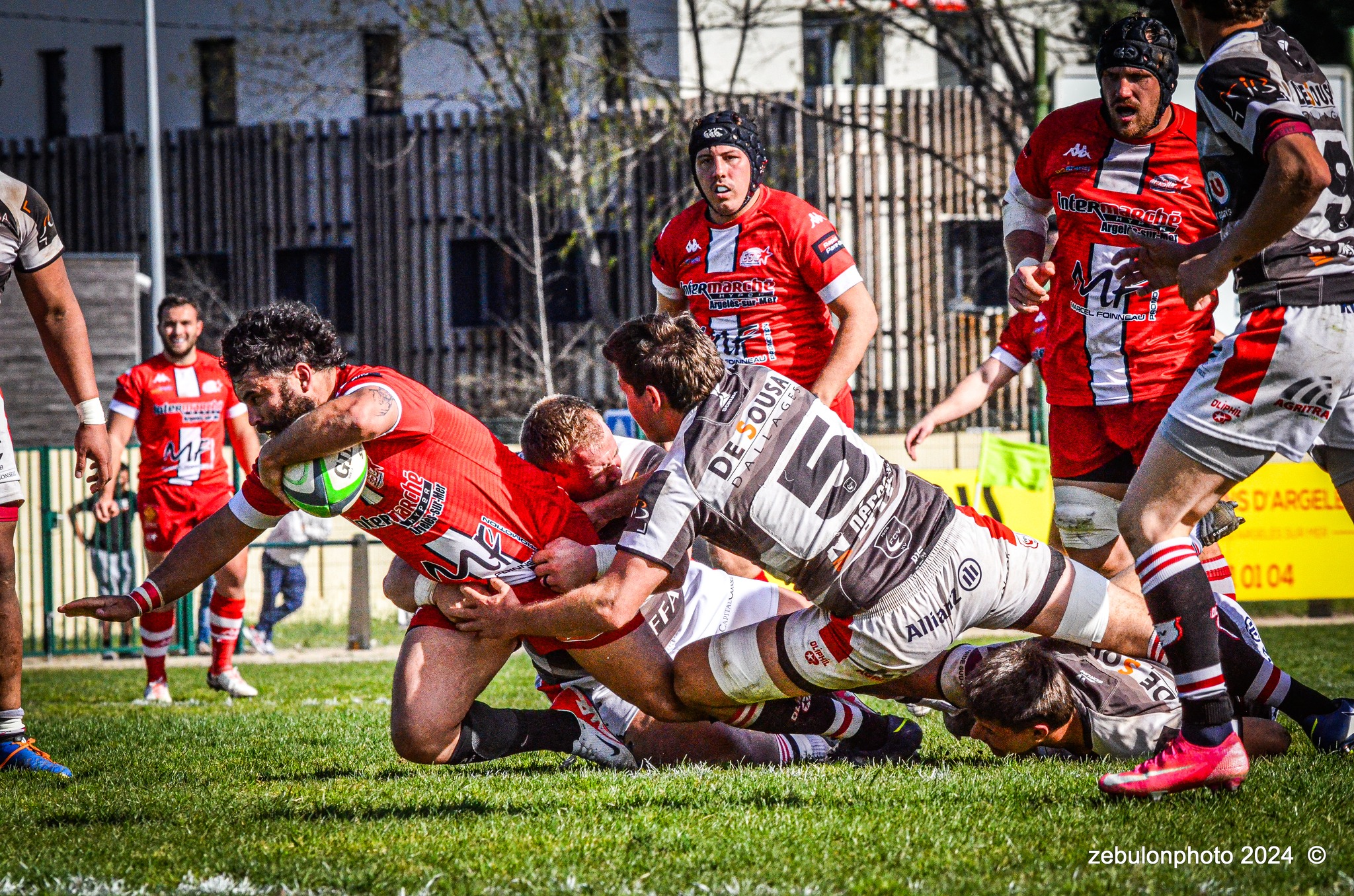  Étoile Sportive Catalane - Football Club Villefranchois - Lauragais - Rugby - FFR -  Fed 2 2024 - Etoile Sportive Catalane vs FC Villefranchois (#FFR24F2ESCFCV03) Photo by: Photo Zebulon | Siuxy Sports 2024-03-23