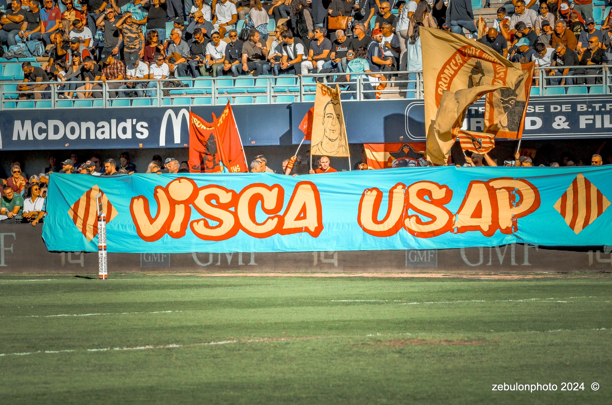  US Arlequins Perpignanais - Racing 92 - Rugby - TOP 14 - Perpignan (26) vs (5) Racing 92 (#TOP1424USAPR9202) Photo by: Photo Zebulon | Siuxy Sports 2024-02-03