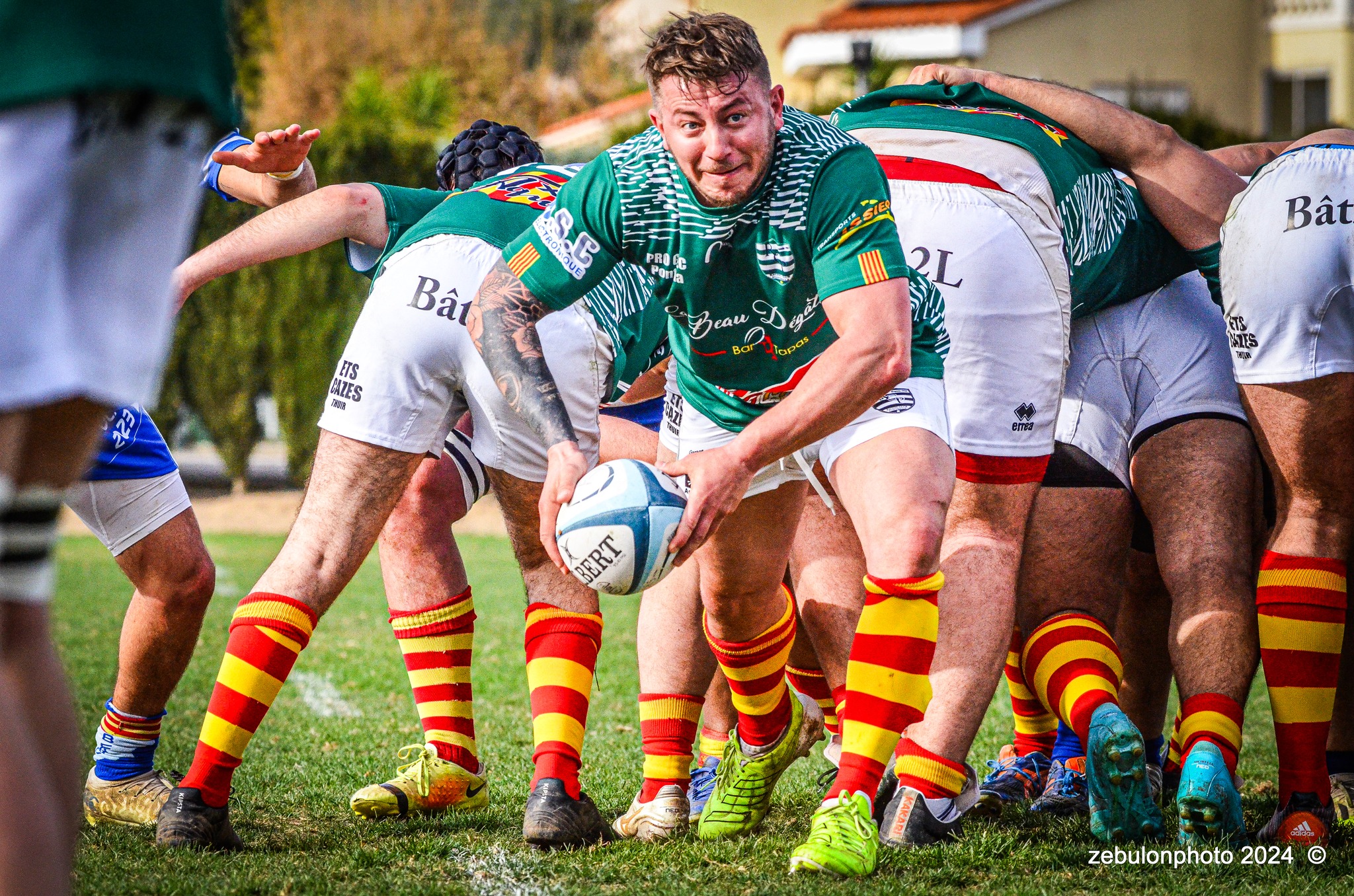  Cabestany Olympique XV - RC Ponteilla - Rugby - FFR Reg3 - Cabestani (15) vs (25) Ponteilla (#FFR24R3CABPON03) Photo by: Photo Zebulon | Siuxy Sports 2024-03-17
