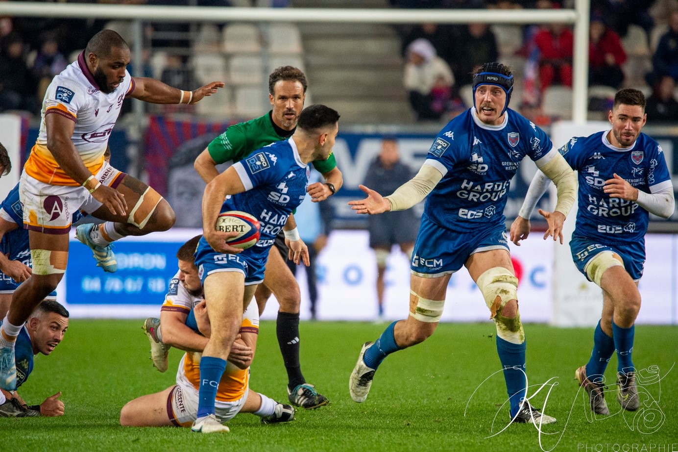  FC Grenoble Rugby - Soyaux Angoulême - Rugby - FFR 2024 - Pro D2 - FC Grenoble Rugby (37) vs (7) Soyaux Angouleme (#PD224PD2FCGSO11) Photo by: Karine Valentin | Siuxy Sports 2024-11-15
