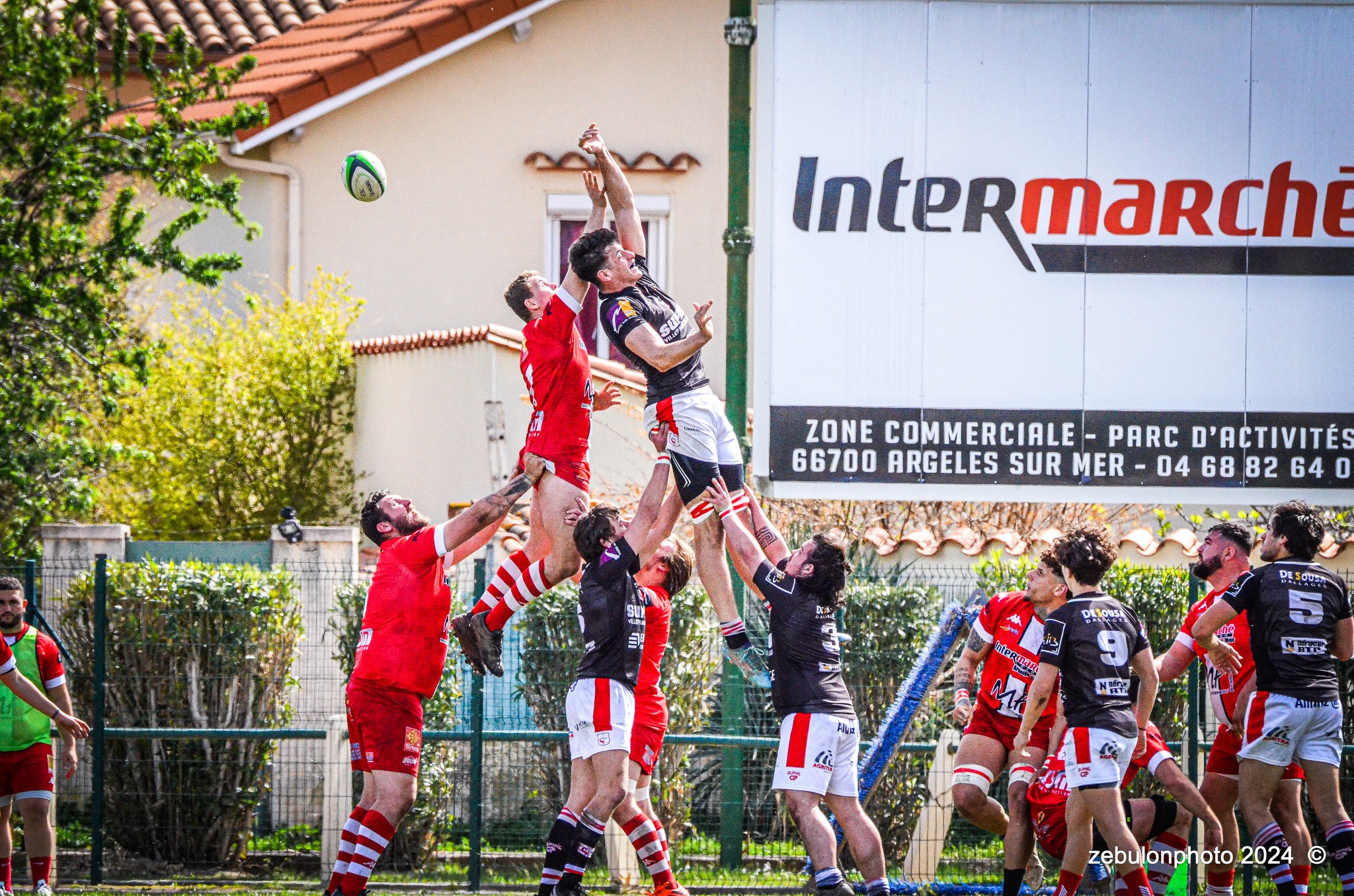  Étoile Sportive Catalane - Football Club Villefranchois - Lauragais - Rugby - FFR -  Fed 2 2024 - Etoile Sportive Catalane vs FC Villefranchois (#FFR24F2ESCFCV03) Photo by: Photo Zebulon | Siuxy Sports 2024-03-23