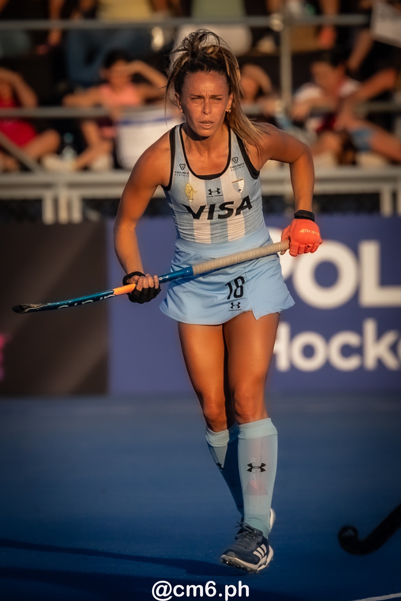 Victoria SAUZE VALDEZ -  Selección femenina de hockey sobre césped de Argentina - Netherlands women's national field hockey team - Field hockey - FIH Pro League Fem 2023-2024 - Argentina (1) vs (4) Netherlands (#FIHPF24ARGNET12) Photo by: Christian Mas | Siuxy Sports 2023-12-08
