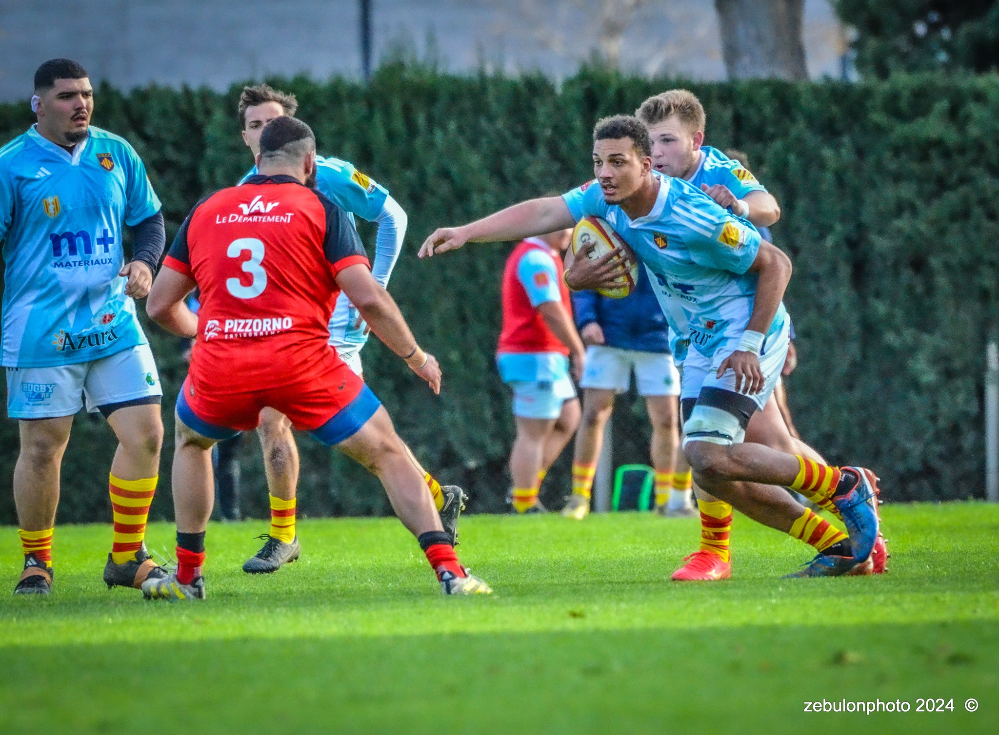 US Arlequins Perpignanais - RC Toulonnais - Rugby - Espoirs - USAP vs RCT (#ESP24USAPRCT02) Photo by: Photo Zebulon | Siuxy Sports 2024-02-10
