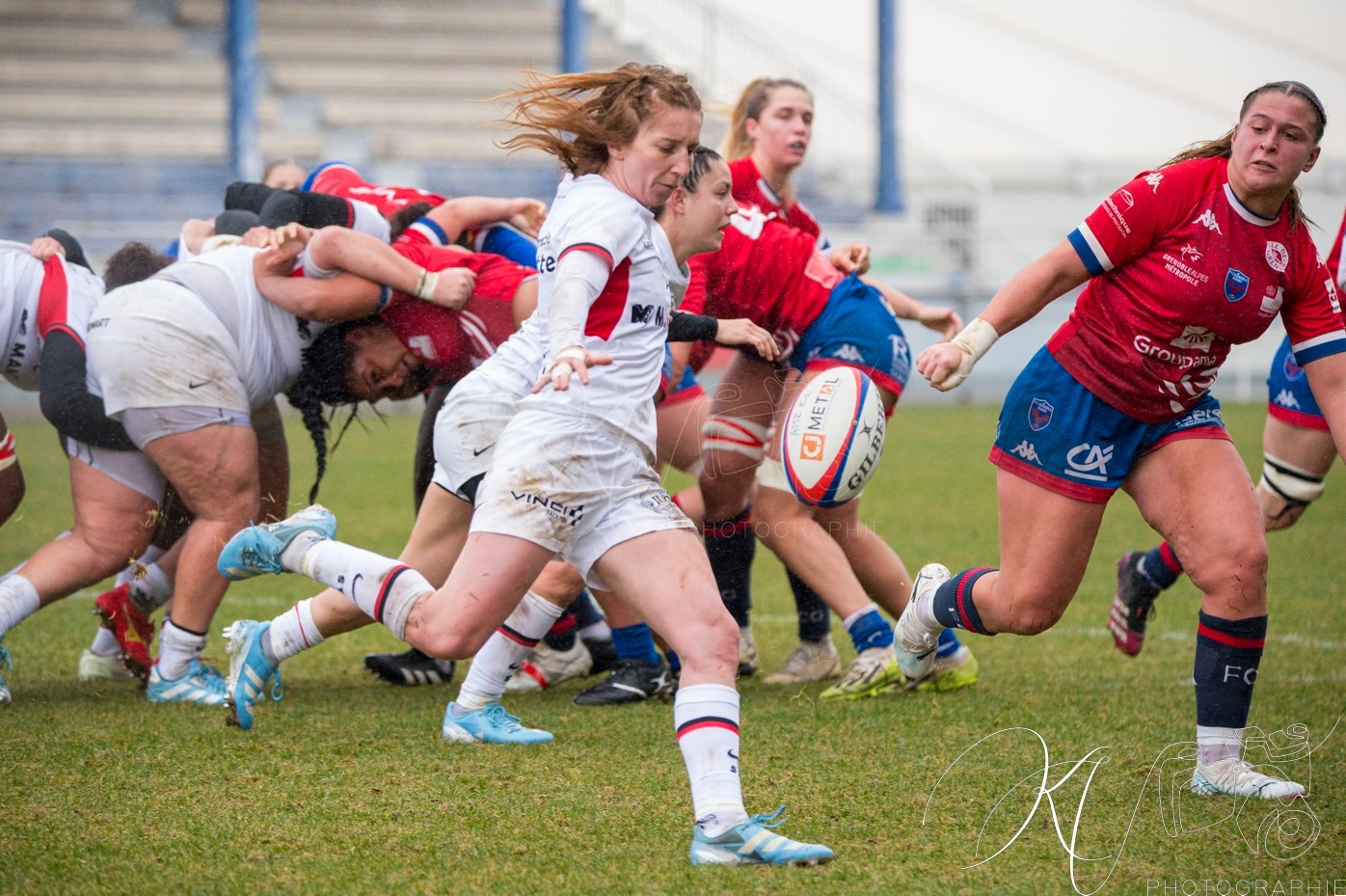  FC Grenoble Rugby - Stade Toulousain - Rugby - FFR 2024 - Élite 1 Fém - FC Grenoble (15) vs (15) Stade Toulousain RF (#FFR24E1FFCGST12) Photo by: Karine Valentin | Siuxy Sports 2024-12-07