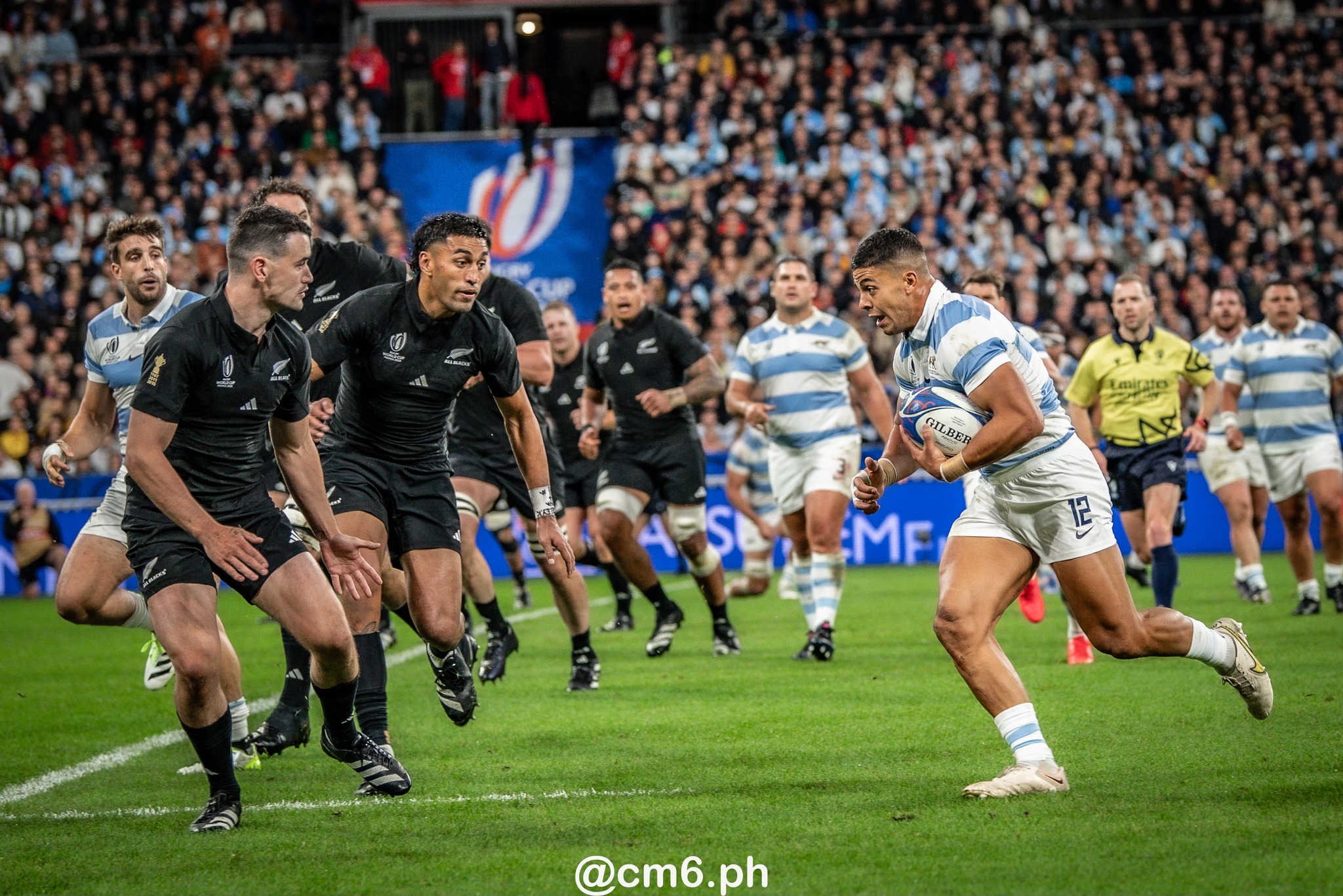  Selección Argentina de Rugby XV - New Zealand national rugby union team - Rugby - RWC 2023 - Semi final - Los Pumas (6) vs (44) All Blacks (#RWC23ARGNZL10) Photo by: Christian Mas | Siuxy Sports 2023-10-27