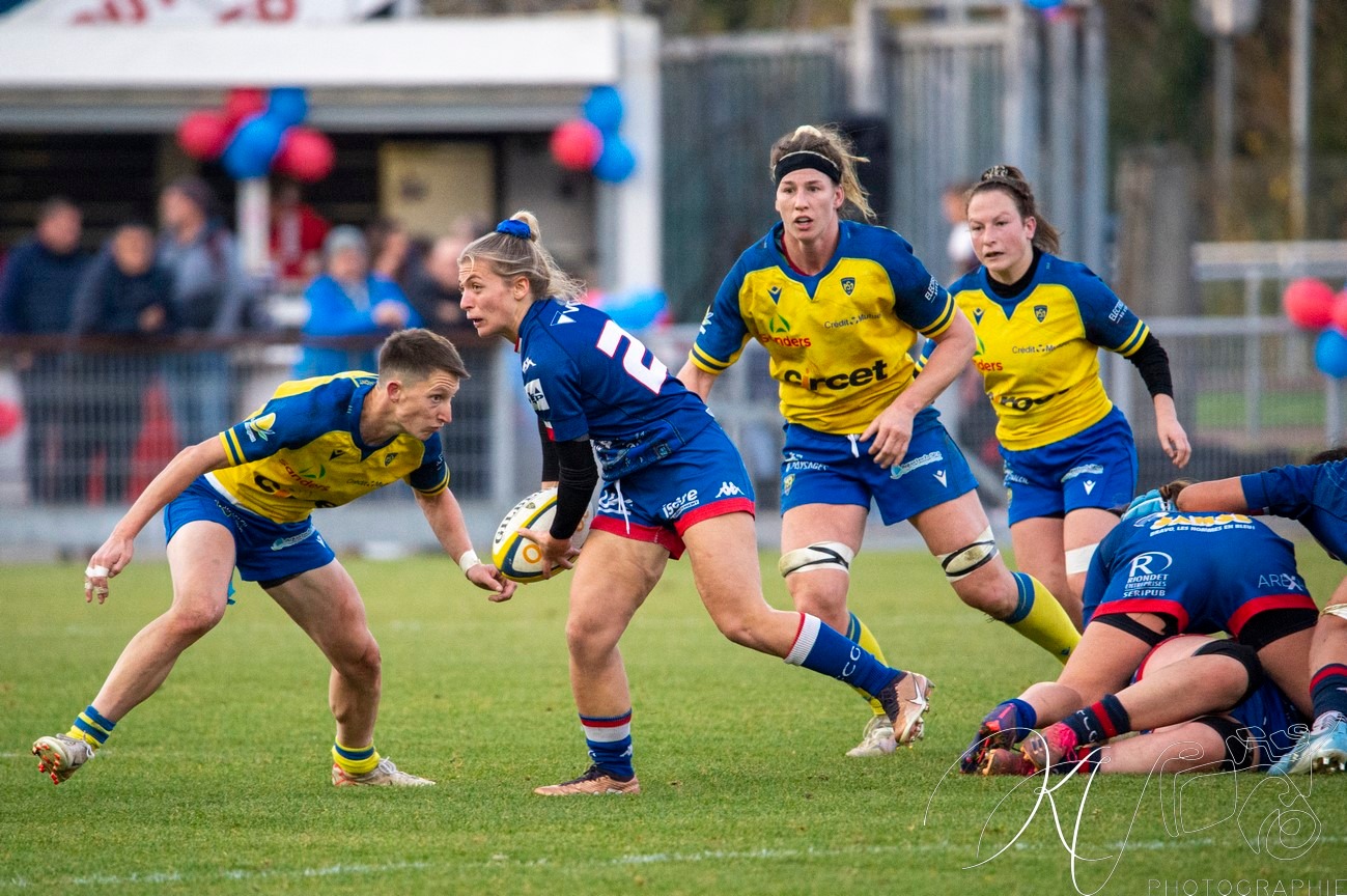  ASM Romagnat rugby féminin - FC Grenoble Rugby - Rugby - FFR 2024 Elite 1 Fém - ASM Romagnat (32) vs (8) Amazones FC Grenoble  (#FFR24E1FASMRFCG11) Photo by: Karine Valentin | Siuxy Sports 2024-11-17