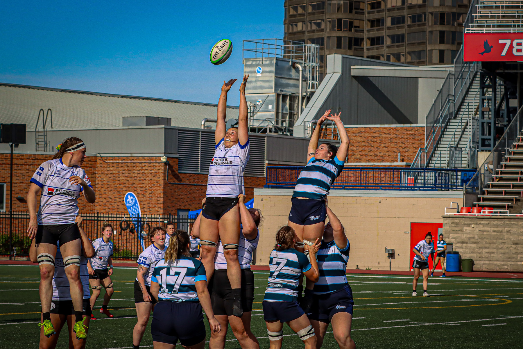  Équipe féminine - Rugby Québec - Ontario Blues (w) - Rugby - QORC-CROQ 2024 - FINALS - QUÉBEC EST (37) VS (13) ONTARIO EST - 1ST POSITION - Reel Mayarts (#QORC24QCEONE16) Photo by: Photo Mayarts | Siuxy Sports 2024-06-01