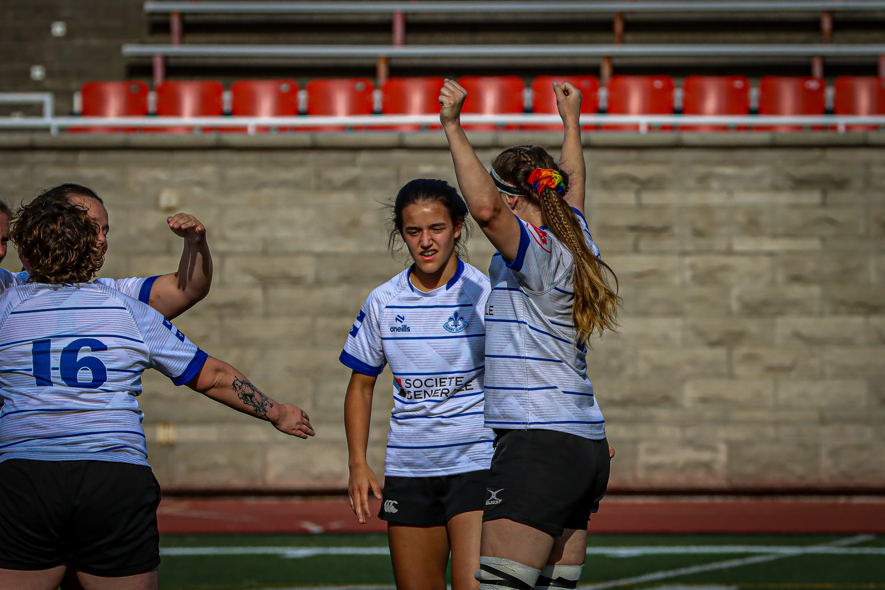  Équipe féminine - Rugby Québec - Ontario Blues (w) - Rugby - QORC-CROQ 2024 - FINALS - QUÉBEC EST (37) VS (13) ONTARIO EST - 1ST POSITION - Reel Mayarts (#QORC24QCEONE16) Photo by: Photo Mayarts | Siuxy Sports 2024-06-01