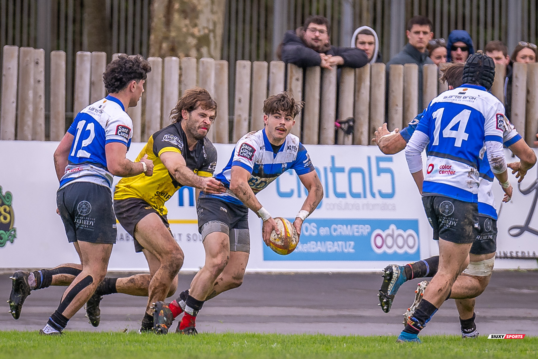  Getxo Artea Rugby Taldea - Club de Rugby Sant Cugat - Rugby - Élite Div Honor B masculina - Getxo (17) vs (5) Sant Cugat (#E24DBMGETSC03) Photo by: Fredy Monfoto | Siuxy Sports 2024-03-03