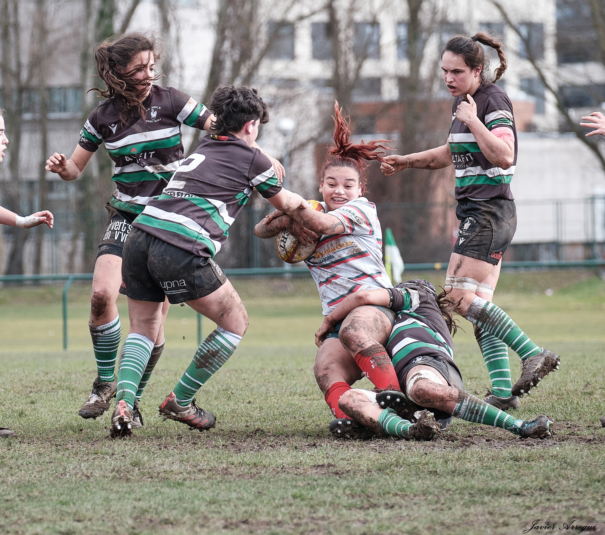  La Única Rugby Taldea - Iruña Rugby Club - Rugby - FER 2024 - La Unica RT vs Iruña Rugby Club - Neskak (#FER24UNIIRU02) Photo by: Javier Arregui | Siuxy Sports 2024-02-10