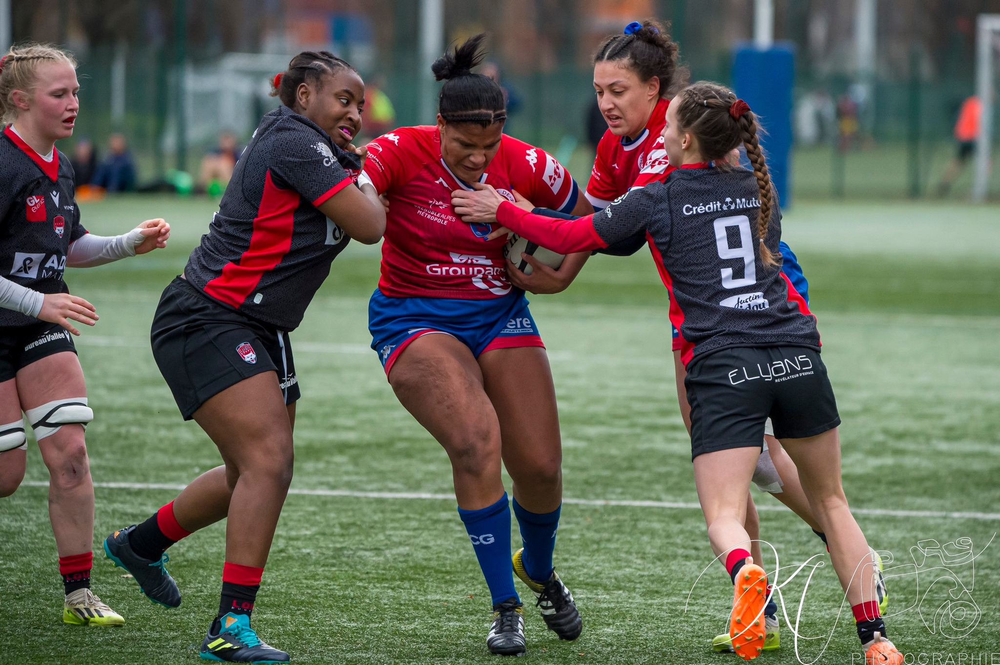  Lyon Olympique Universitaire - FC Grenoble Rugby - Rugby - Elite 1 2023 - Lyon O.U. (39) vs (14) FC Grenoble (#EL124LOUFCG02) Photo by: Karine Valentin | Siuxy Sports 2024-02-24