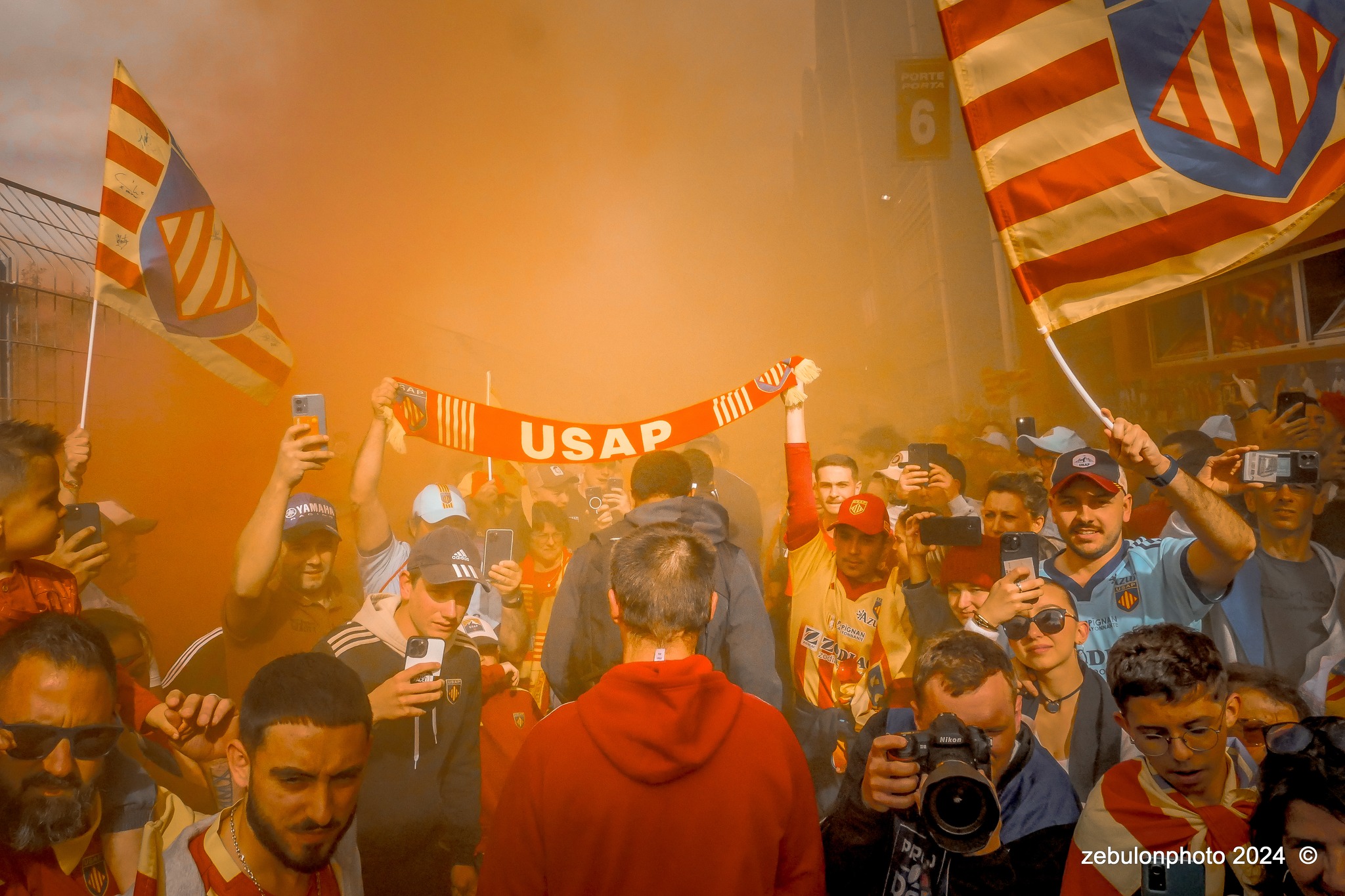  US Arlequins Perpignanais - Castres Olympique - Rugby - FFR 2024 - Top14 - USAP (43) vs (12) Castres  (#FFR24TOPPERCAS03) Photo by: Photo Zebulon | Siuxy Sports 2024-03-30
