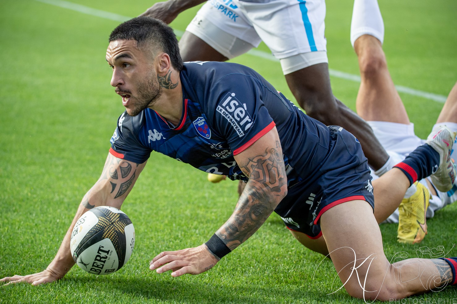  FC Grenoble Rugby - Montpellier Hérault Rugby - Rugby - FFR - 2024 - Access Match -  FC Grenoble (18) vs (20) Montpellier (#FFR24FCGMHR06) Photo by: Karine Valentin | Siuxy Sports 2024-06-16