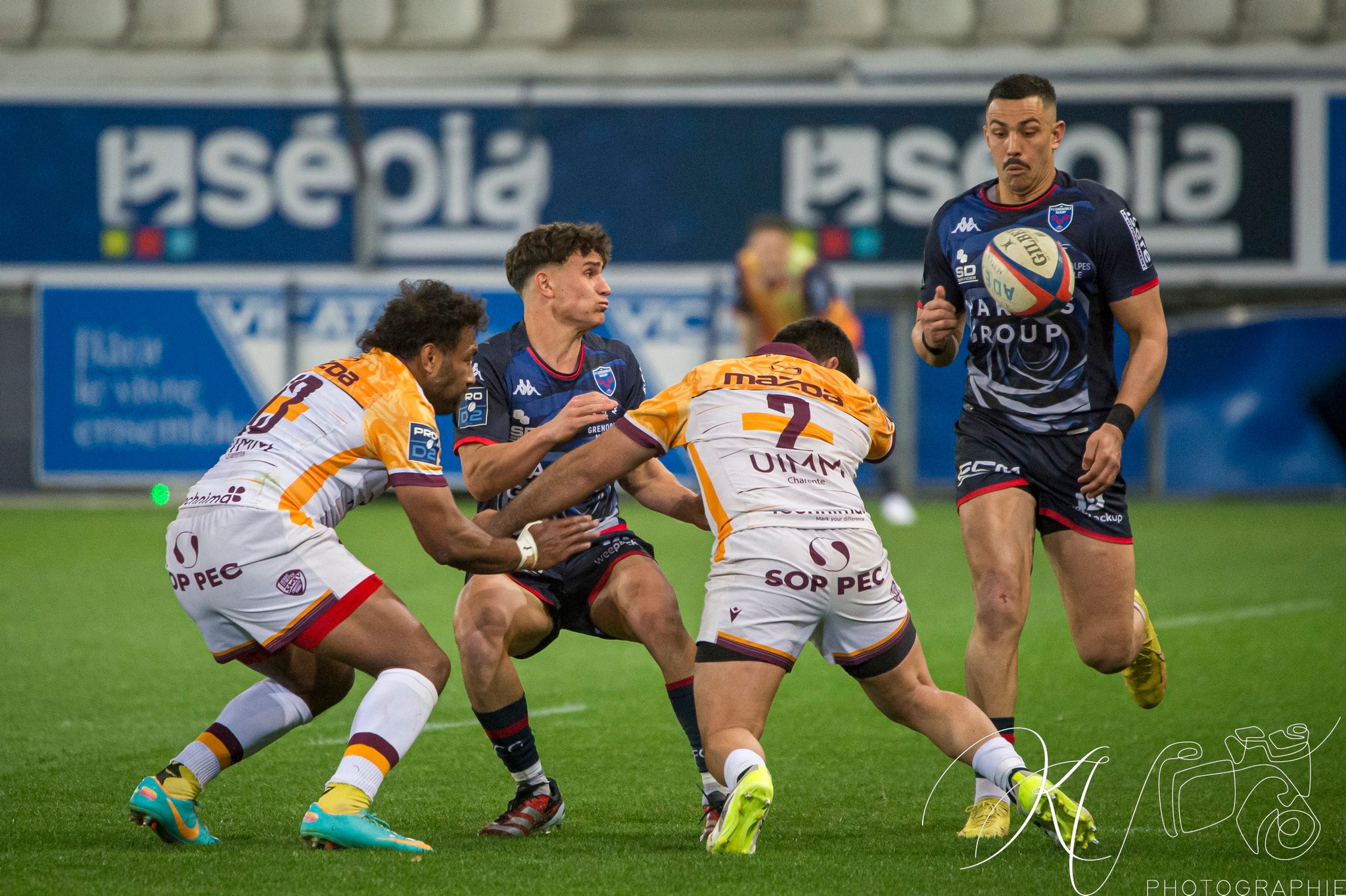  FC Grenoble Rugby - Soyaux Angoulême - Rugby - PRO D2 - FC Grenoble (21) vs (18) Soyaux Angouleme (#PD224FCGSAN03) Photo by: Karine Valentin | Siuxy Sports 2024-03-29