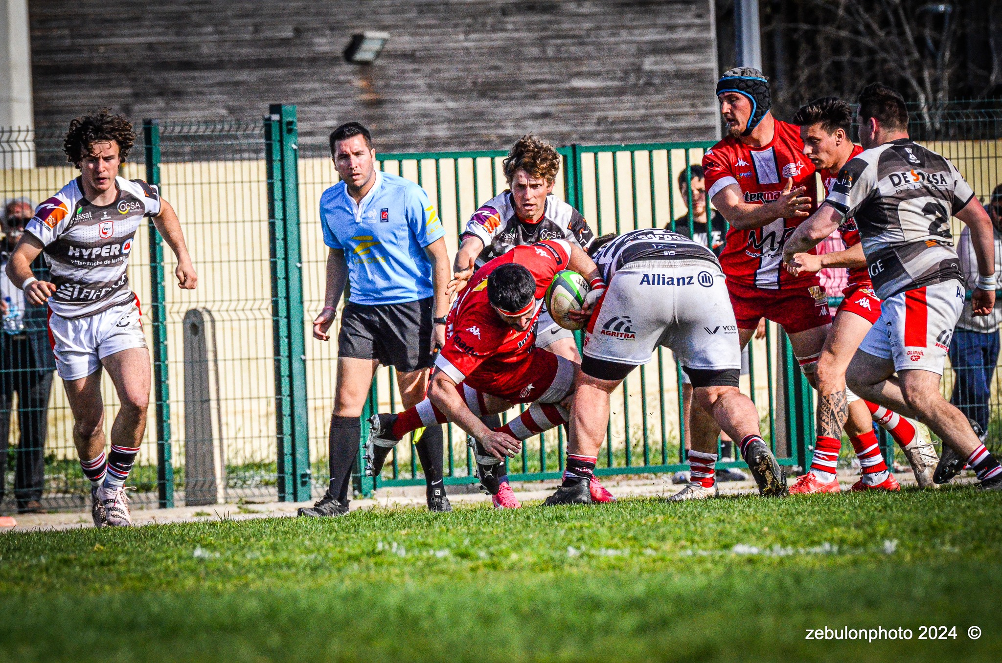  Étoile Sportive Catalane - Football Club Villefranchois - Lauragais - Rugby - FFR -  Fed 2 2024 - Etoile Sportive Catalane vs FC Villefranchois (#FFR24F2ESCFCV03) Photo by: Photo Zebulon | Siuxy Sports 2024-03-23