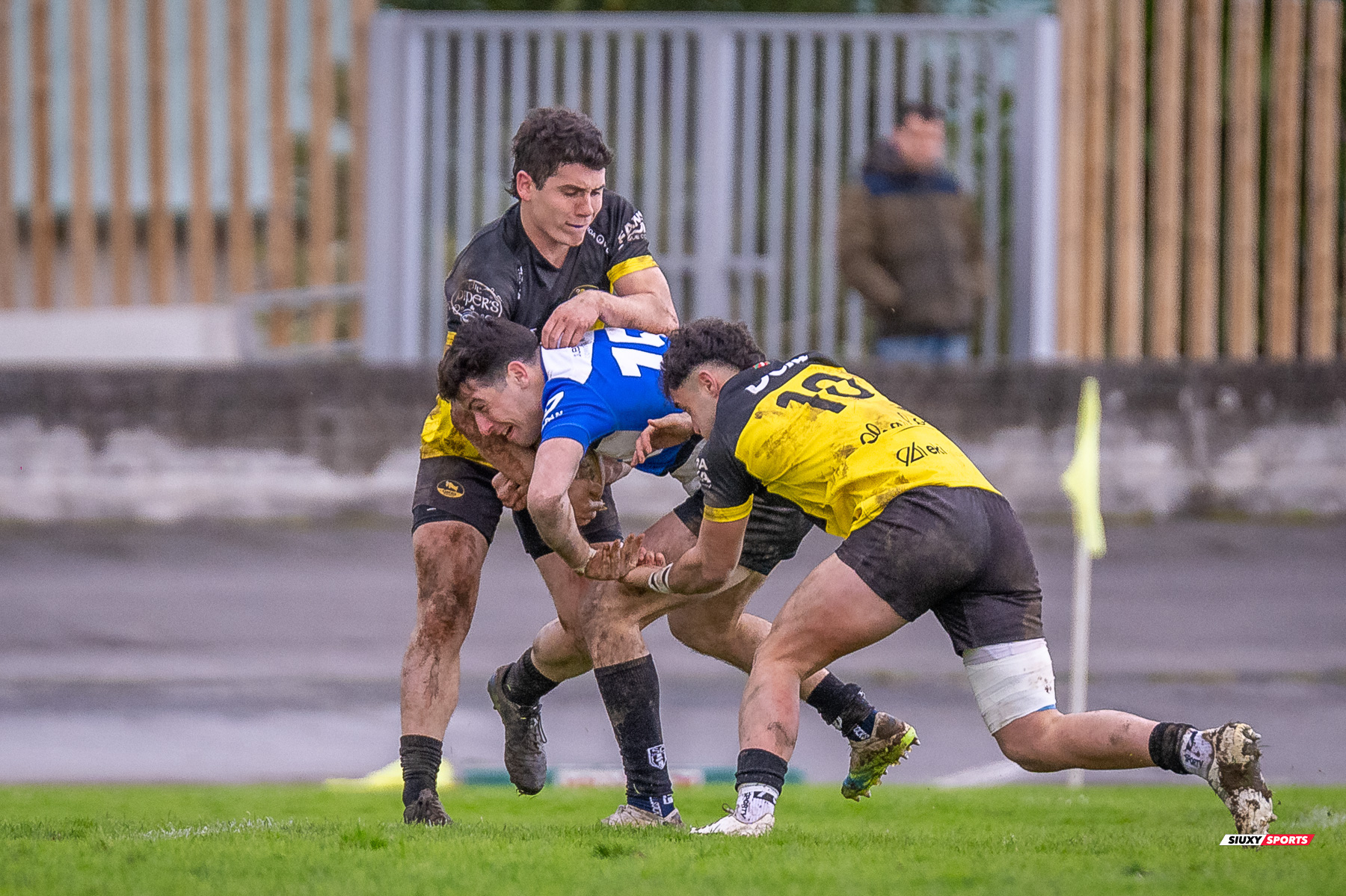 Peio ARRATE ZELAIA - Pablo ORTIZ REGNARD -  Getxo Artea Rugby Taldea - Club de Rugby Sant Cugat - Rugby - Élite Div Honor B masculina - Getxo (17) vs (5) Sant Cugat (#E24DBMGETSC03) Photo by: Fredy Monfoto | Siuxy Sports 2024-03-03