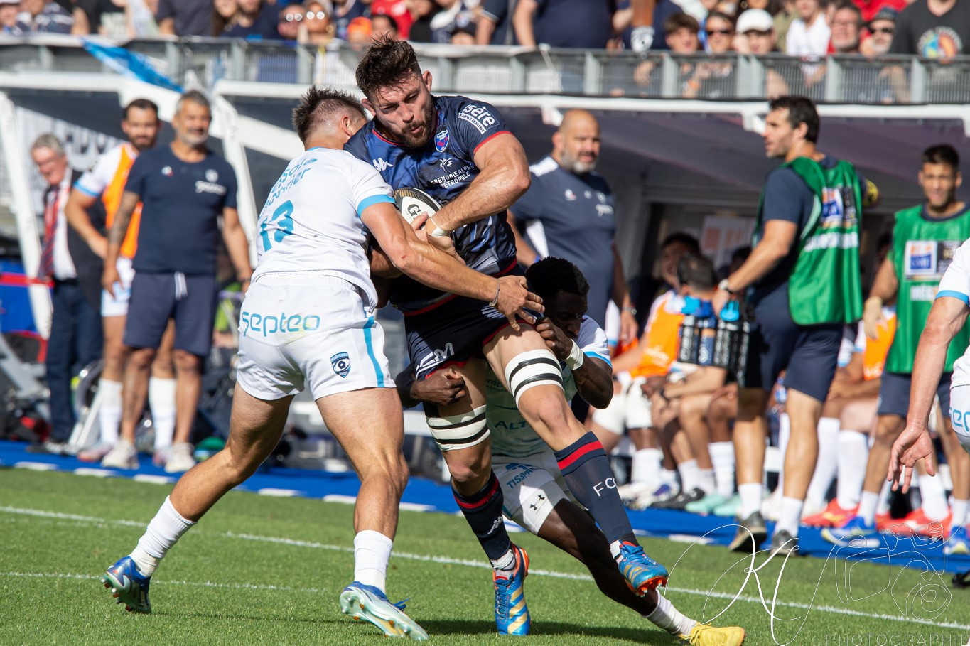  FC Grenoble Rugby - Montpellier Hérault Rugby - Rugby - FFR - 2024 - Access Match -  FC Grenoble (18) vs (20) Montpellier (#FFR24FCGMHR06) Photo by: Karine Valentin | Siuxy Sports 2024-06-16