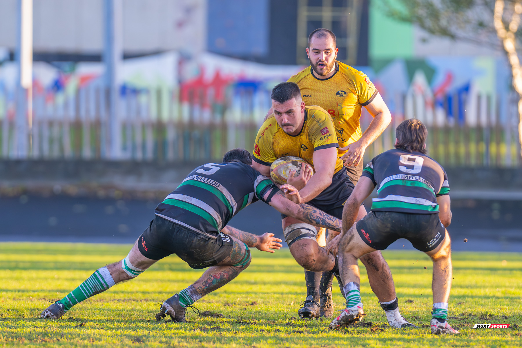 Asier AGUIRRE MORAGUES - Mattew Edward BROADBENT -  Getxo Artea Rugby Taldea - La Única Rugby Taldea - Rugby - FER 2024 - DHB - Getxo RT (91) vs (0) La Unica RT (#FER24DHBGRTLUR11) Photo by: Fredy Monfoto | Siuxy Sports 2023-11-04