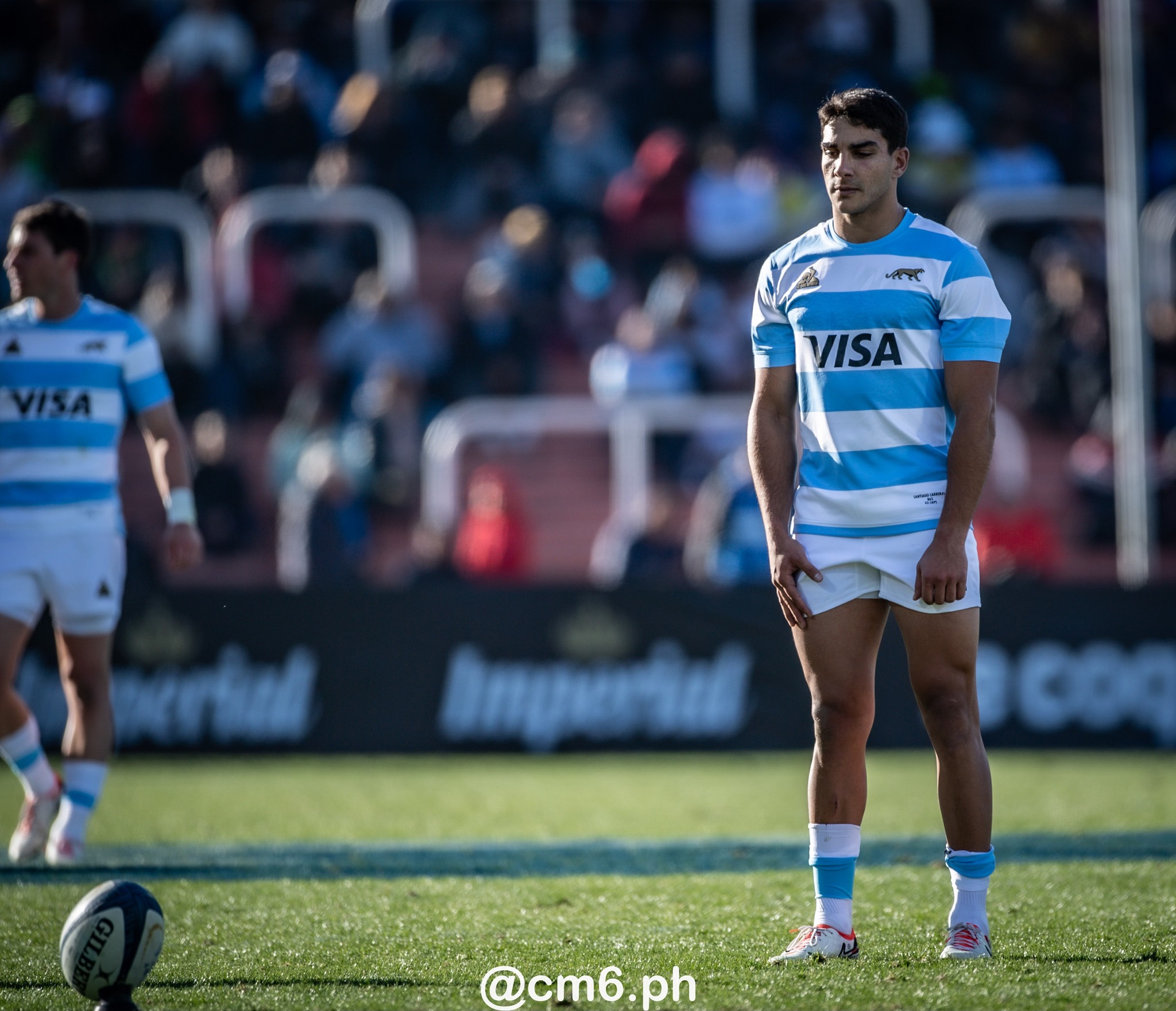 Santiago CARRERAS -  Selección Argentina de Rugby XV - Équipe de France de rugby à XV - Rugby - 2024 - Los Pumas - Argentina (13) vs (28) Francia (#2024PUMFRA07) Photo by: Christian Mas | Siuxy Sports 2024-07-06