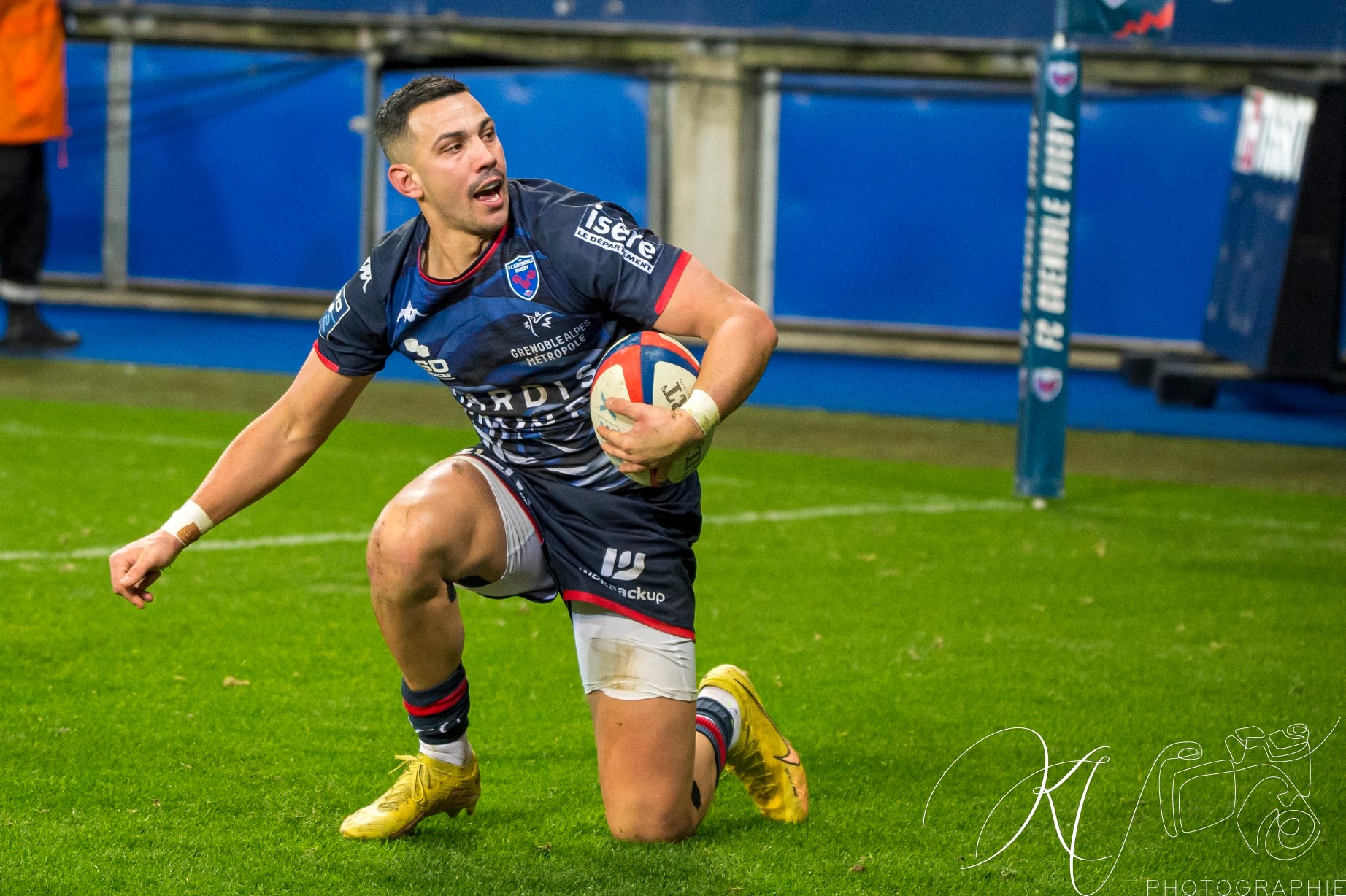 Julien FARNOUX -  FC Grenoble Rugby - Provence - Rugby - PRO D2 - FC GRENOBLE (45) VS (10) Provence Rugby (#2024PROD1FCGPRR01) Photo by: Karine Valentin | Siuxy Sports 2024-01-04