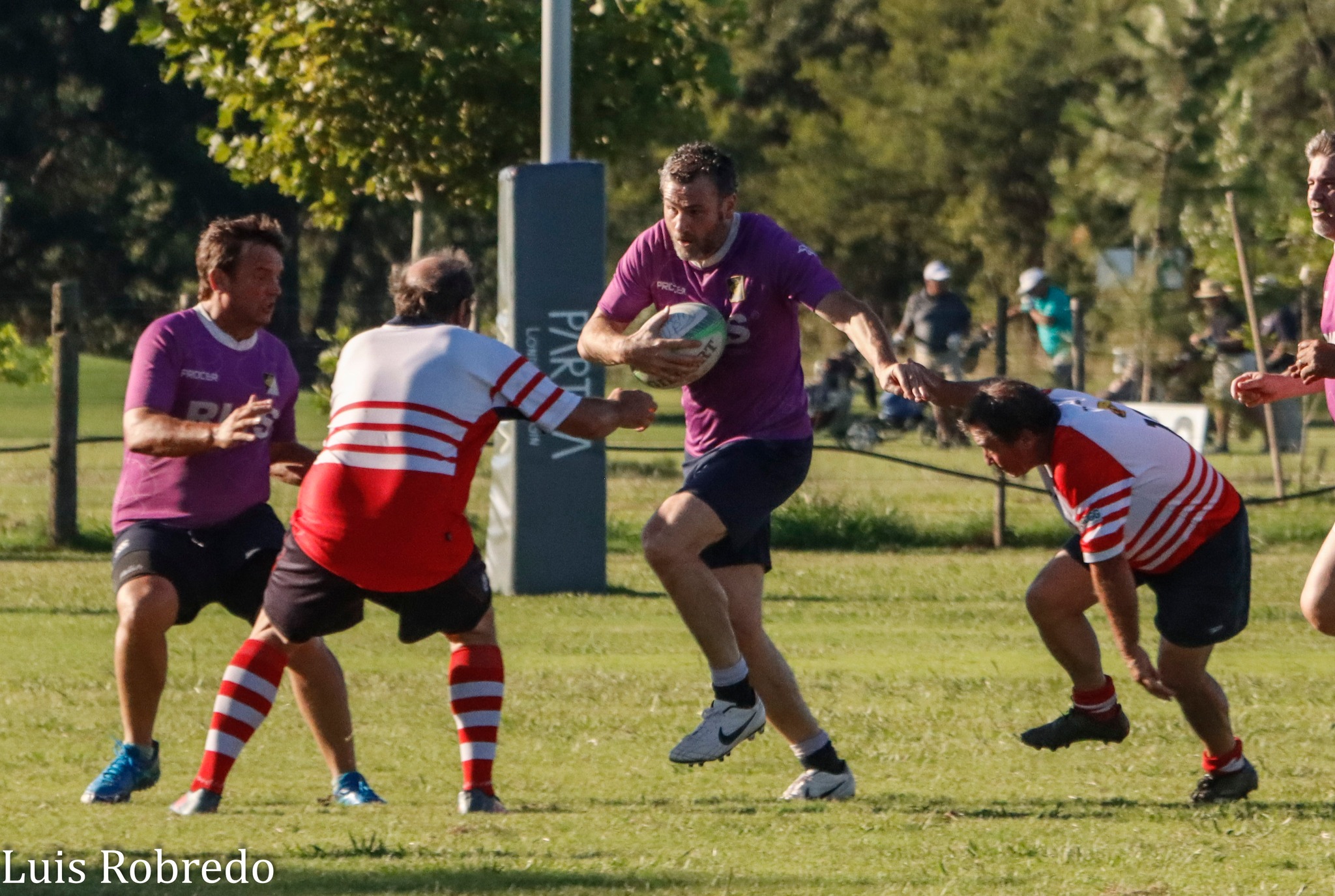  Areco Rugby Club - Club Champagnat - RugbyV - 6TO ENCUENTRO DE VETERANOS DEL ARECO RUGBY CLUB - Areco vs Champagnat (#2024ENCVETARCCHA03) Photo by: Luis Robredo | Siuxy Sports 2024-03-09