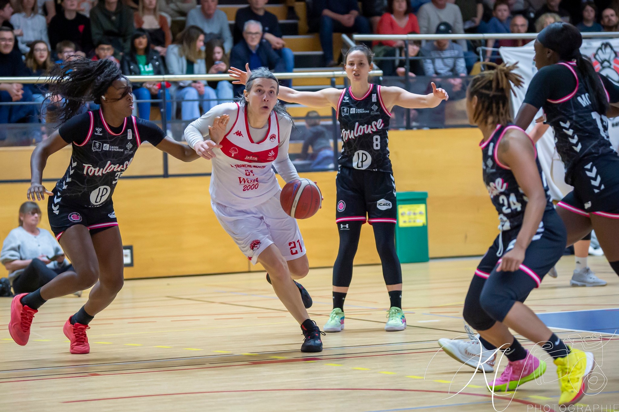  BC Tronche Meylan - Toulouse Métropole Basket - Basketball - FFB 2024 - LF2 - BCTM(81) vs (70) Toulouse MB  (#FFBB24LF2TMTO03) Photo by: Karine Valentin | Siuxy Sports 2024-03-23