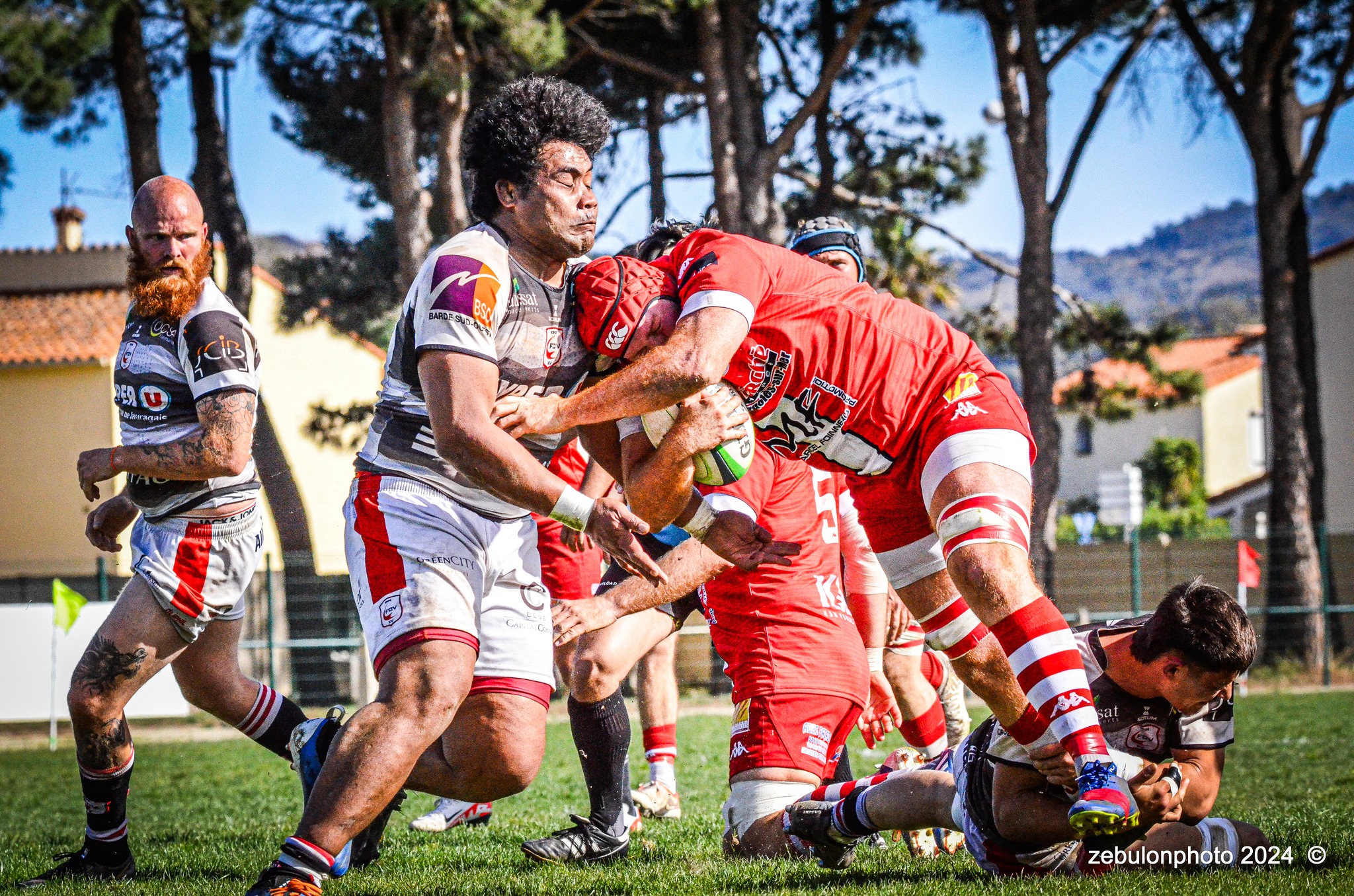  Étoile Sportive Catalane - Football Club Villefranchois - Lauragais - Rugby - FFR -  Fed 2 2024 - Etoile Sportive Catalane vs FC Villefranchois (#FFR24F2ESCFCV03) Photo by: Photo Zebulon | Siuxy Sports 2024-03-23