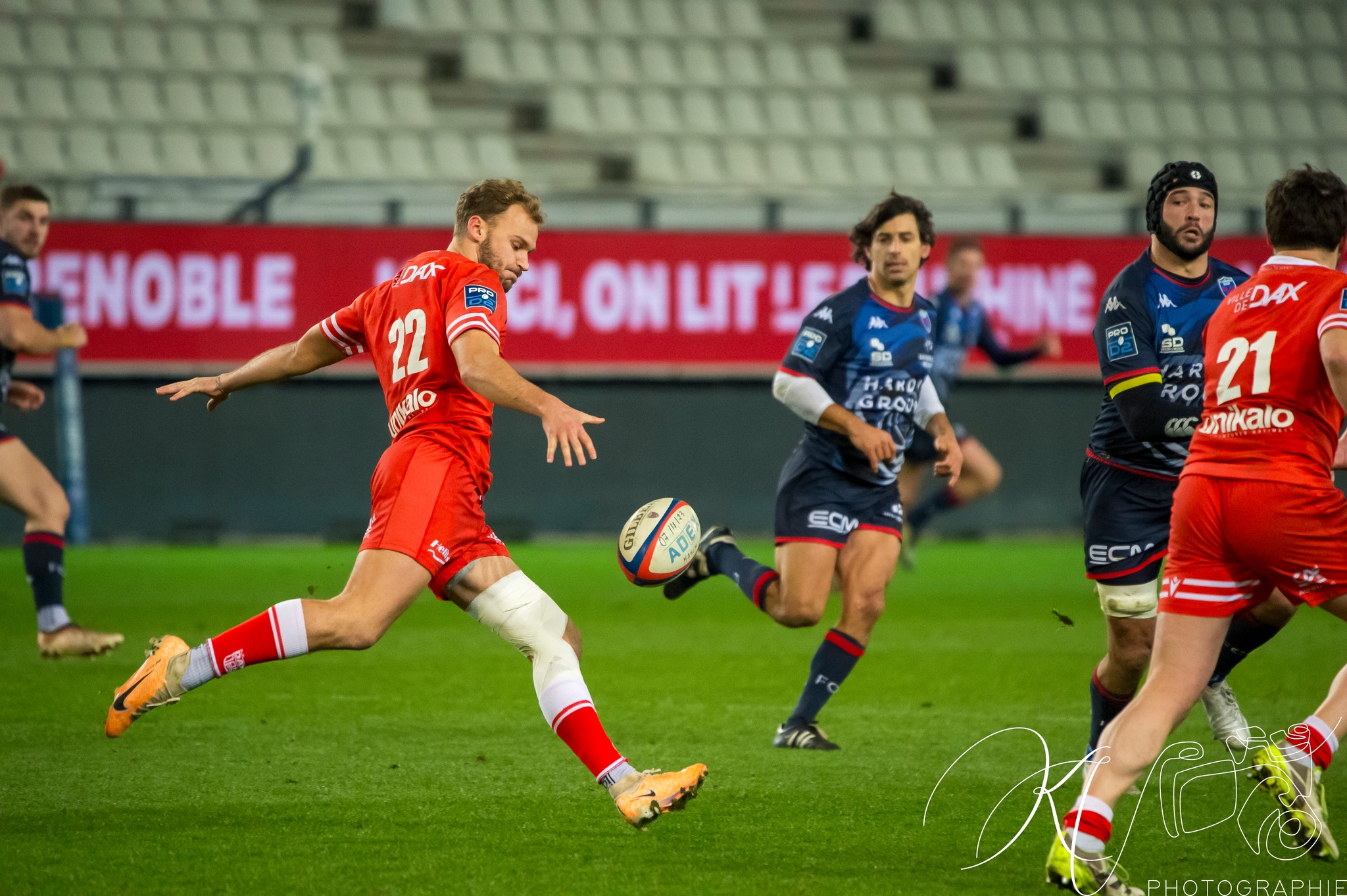  FC Grenoble Rugby - US Dax - Rugby - Pro D2 - FC Grenoble (24) vs (27) US Dax (#PD224FCGDAX01) Photo by: Karine Valentin | Siuxy Sports 2024-01-19