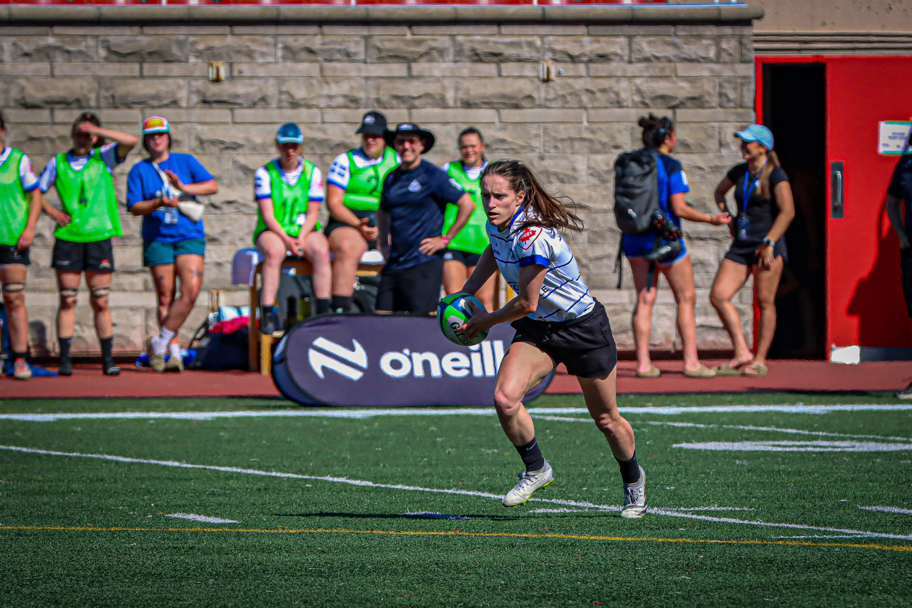  Équipe féminine - Rugby Québec - Ontario Blues (w) - Rugby - QORC-CROQ 2024 - FINALS - QUÉBEC EST (37) VS (13) ONTARIO EST - 1ST POSITION - Reel Mayarts (#QORC24QCEONE16) Photo by: Photo Mayarts | Siuxy Sports 2024-06-01