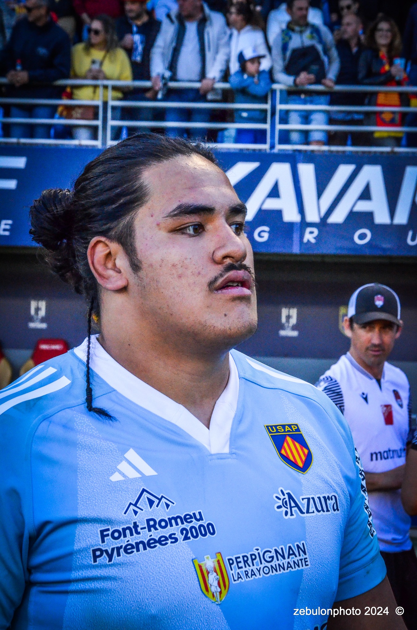  US Arlequins Perpignanais - Lyon Olympique Universitaire - Rugby - FFR 2024 - TOP14 - USAP (51) VS (20) LOU (#FFR24T14USALOU04) Photo by: Photo Zebulon | Siuxy Sports 2024-04-20