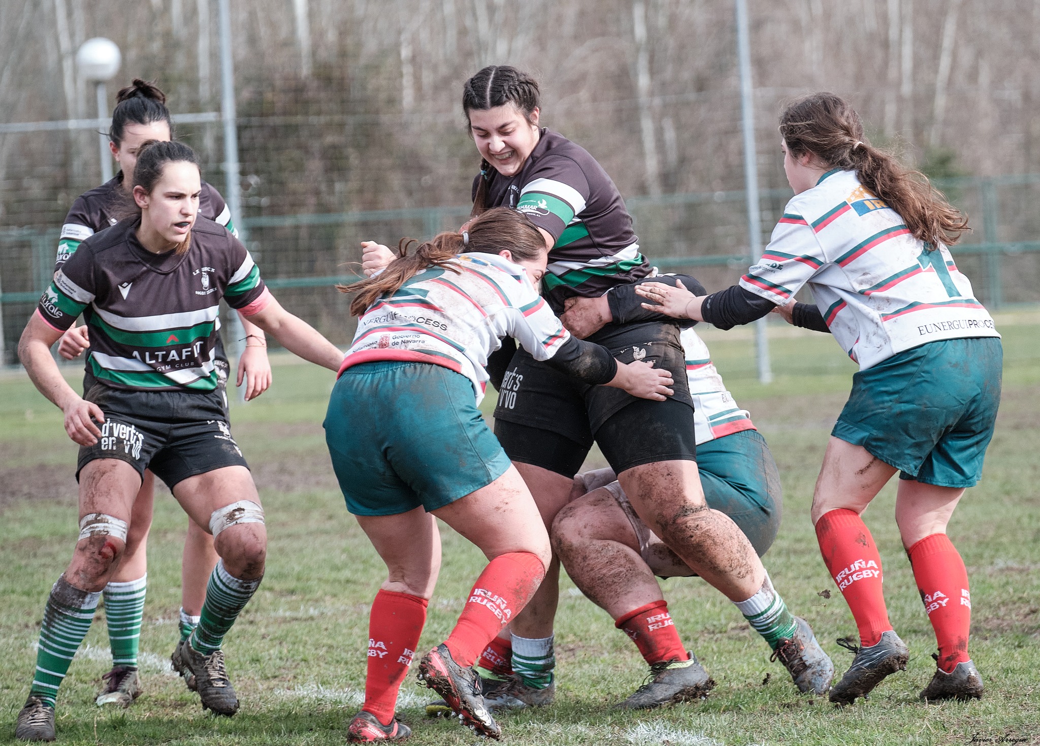  La Única Rugby Taldea - Iruña Rugby Club - Rugby - FER 2024 - La Unica RT vs Iruña Rugby Club - Neskak (#FER24UNIIRU02) Photo by: Javier Arregui | Siuxy Sports 2024-02-10