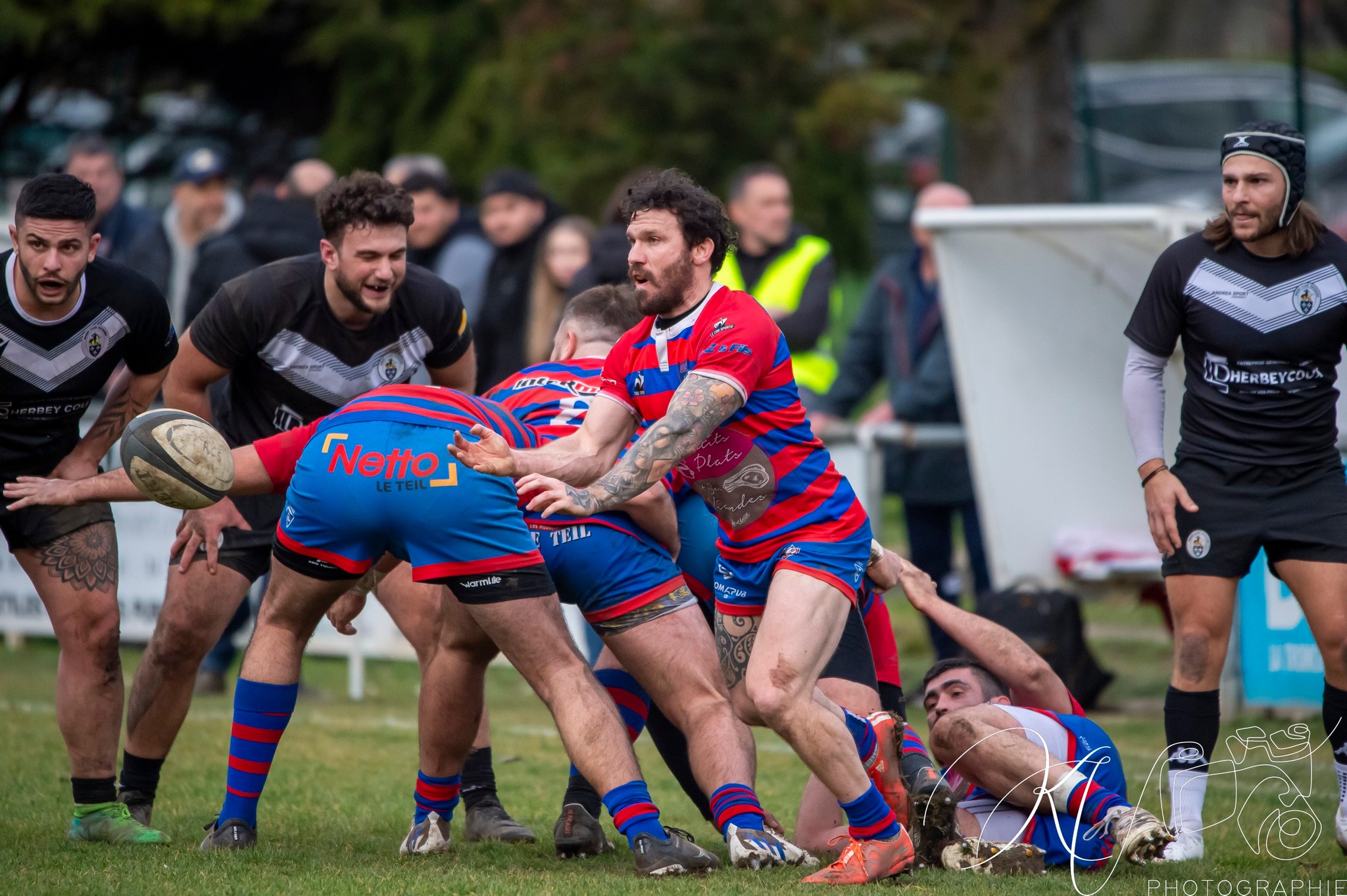  Rugby Club de Seyssins - Rugby Club Le Teil - Rugby - Fed3 2024 - RC de Seyssins vs RC Le Teil (#F324RCSRCLT02) Photo by: Karine Valentin | Siuxy Sports 2024-02-12