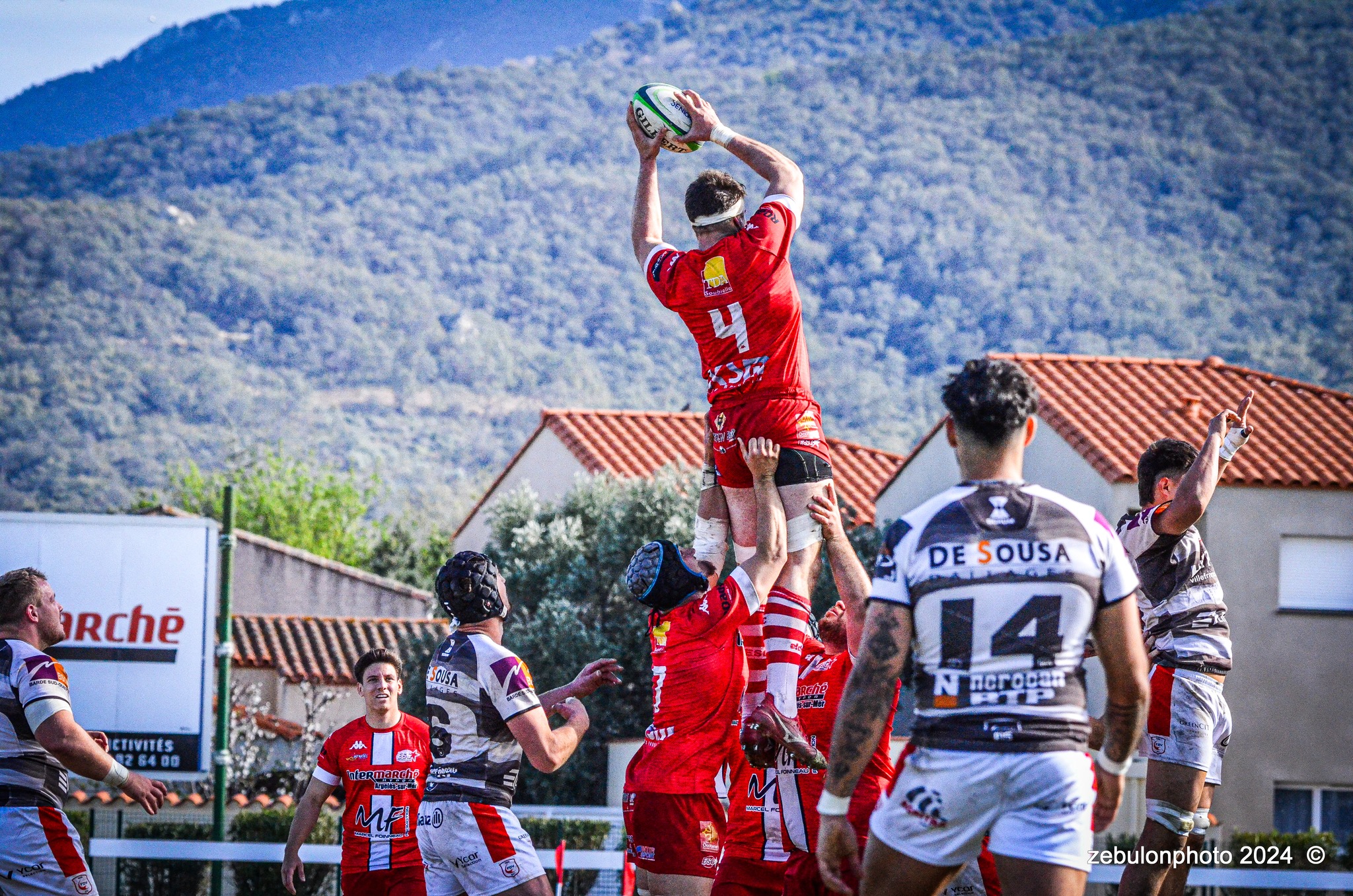  Étoile Sportive Catalane - Football Club Villefranchois - Lauragais - Rugby - FFR -  Fed 2 2024 - Etoile Sportive Catalane vs FC Villefranchois (#FFR24F2ESCFCV03) Photo by: Photo Zebulon | Siuxy Sports 2024-03-23