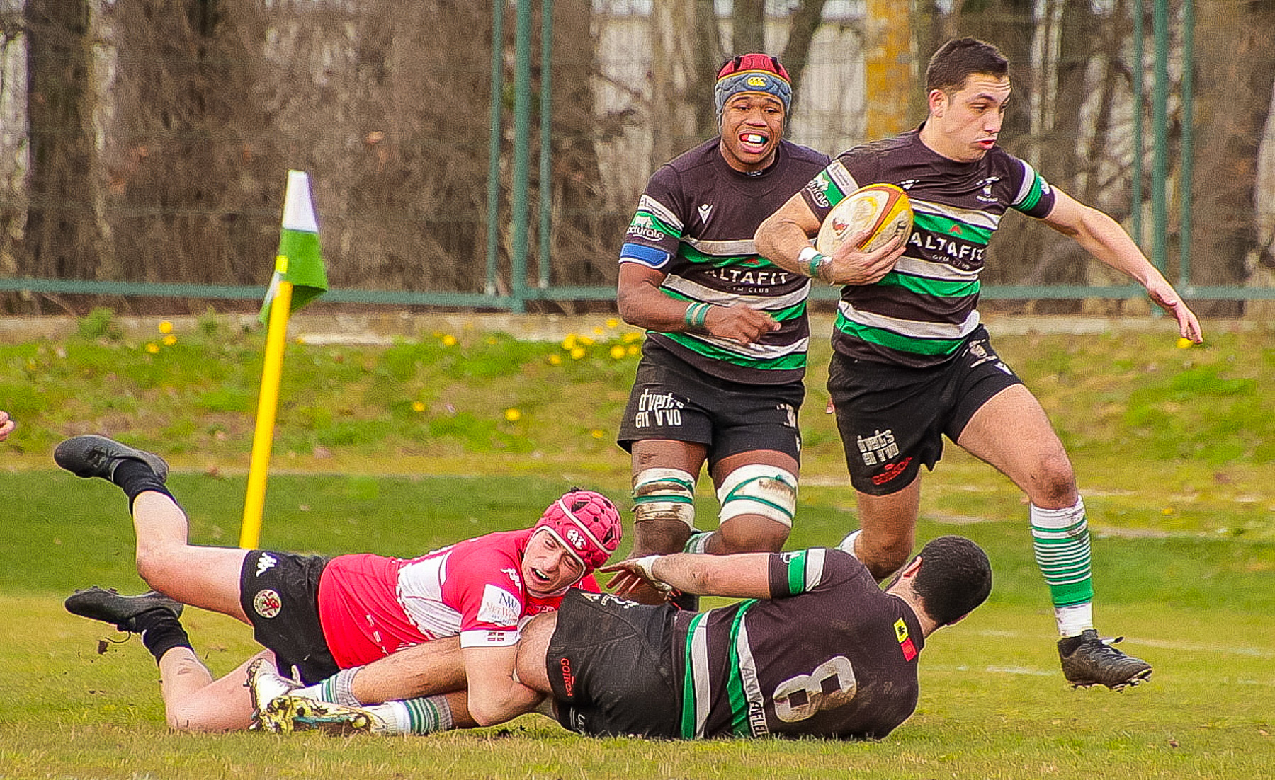 Cosme PLAZA MORENO - Talla SAMB ALDASORO -  La Única Rugby Taldea - Gernika Rugby Taldea - Rugby - FER 2024 - DHB - La Unica RT (10) vs (31) Gernika RT (#FER24DHBUNIGER03) Photo by:  | Siuxy Sports 2024-03-09