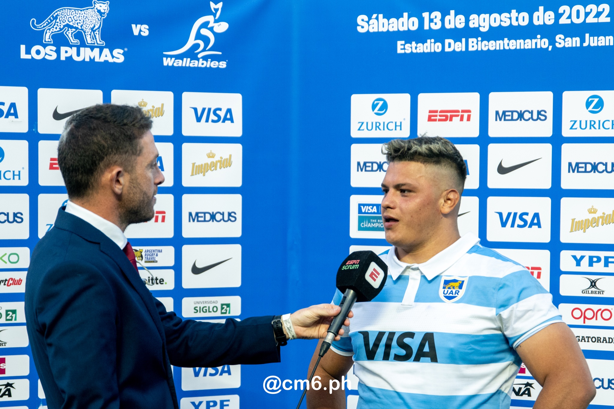  Selección Argentina de Rugby XV - Australia national rugby union team (M) - Rugby - Rugby Championship - Pumas (26) vs (41) Australia - Mendoza - Previa (#RCH22ARGAUSc07) Photo by: Christian Mas | Siuxy Sports 2022-07-06