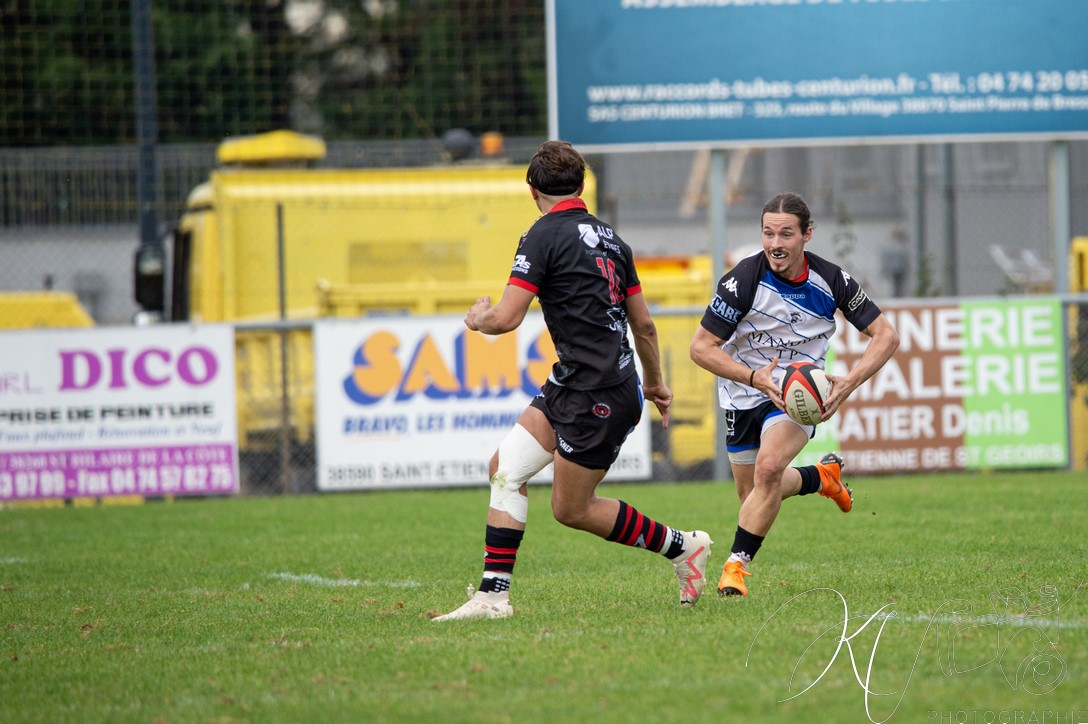  Bièvre Saint-Geoirs RC - US Vinay - Rugby - FFR 2024 Fed2 - Bievre SG vs US Vinay (#FFR24F2BSGUSV09) Photo by: Karine Valentin | Siuxy Sports 2024-09-22