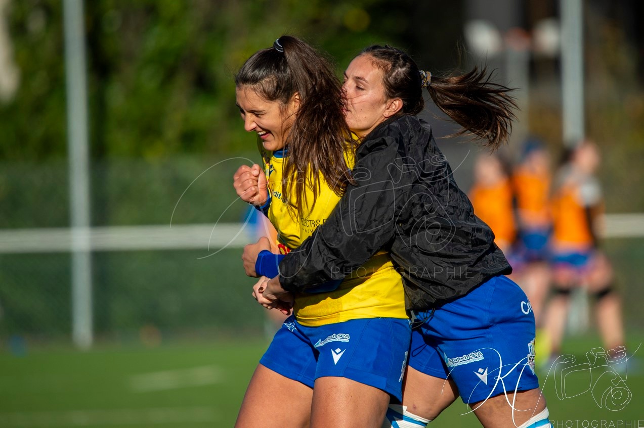  FC Grenoble Rugby - ASM Romagnat rugby féminin - Rugby - FFR 2024 - Réserve Élite - FCG Amazones vs ASM Romagnat (#FFR24REFCGASMR11) Photo by: Karine Valentin | Siuxy Sports 2024-11-30