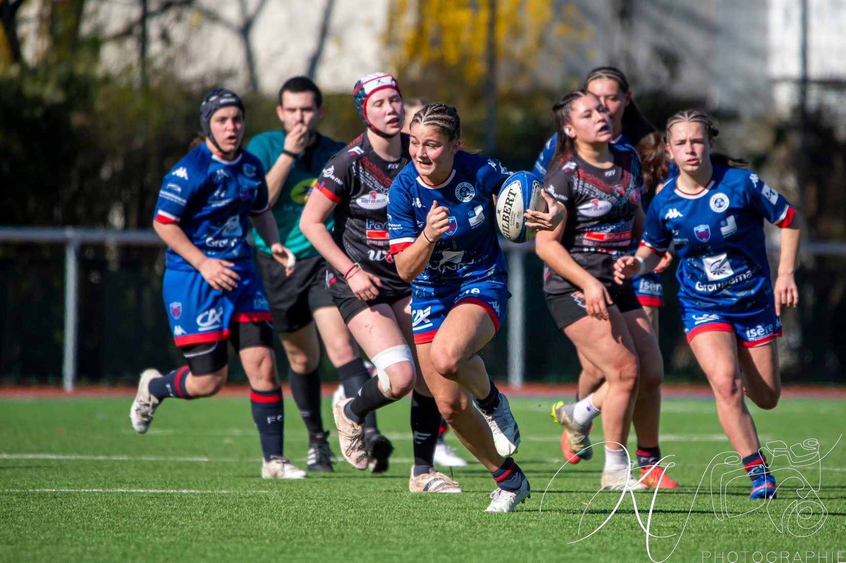  FC Grenoble Rugby - US Oyonnax Rugby - Rugby - 2024 U18 FCG AMAZONES vs US OYONNAX (#FFR24U18FCGUSO03) Photo by: Karine Valentin | Siuxy Sports 2024-03-16