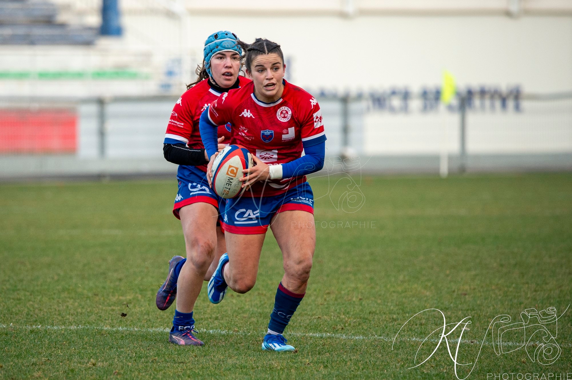  FC Grenoble Rugby - Lyon Olympique Universitaire - Rugby - FFR 2024 - Elite 1 Fém - FCG Amazones (8) vs (5) LOU (#FFR24E1FFCGLOU12) Photo by: Karine Valentin | Siuxy Sports 2024-12-14