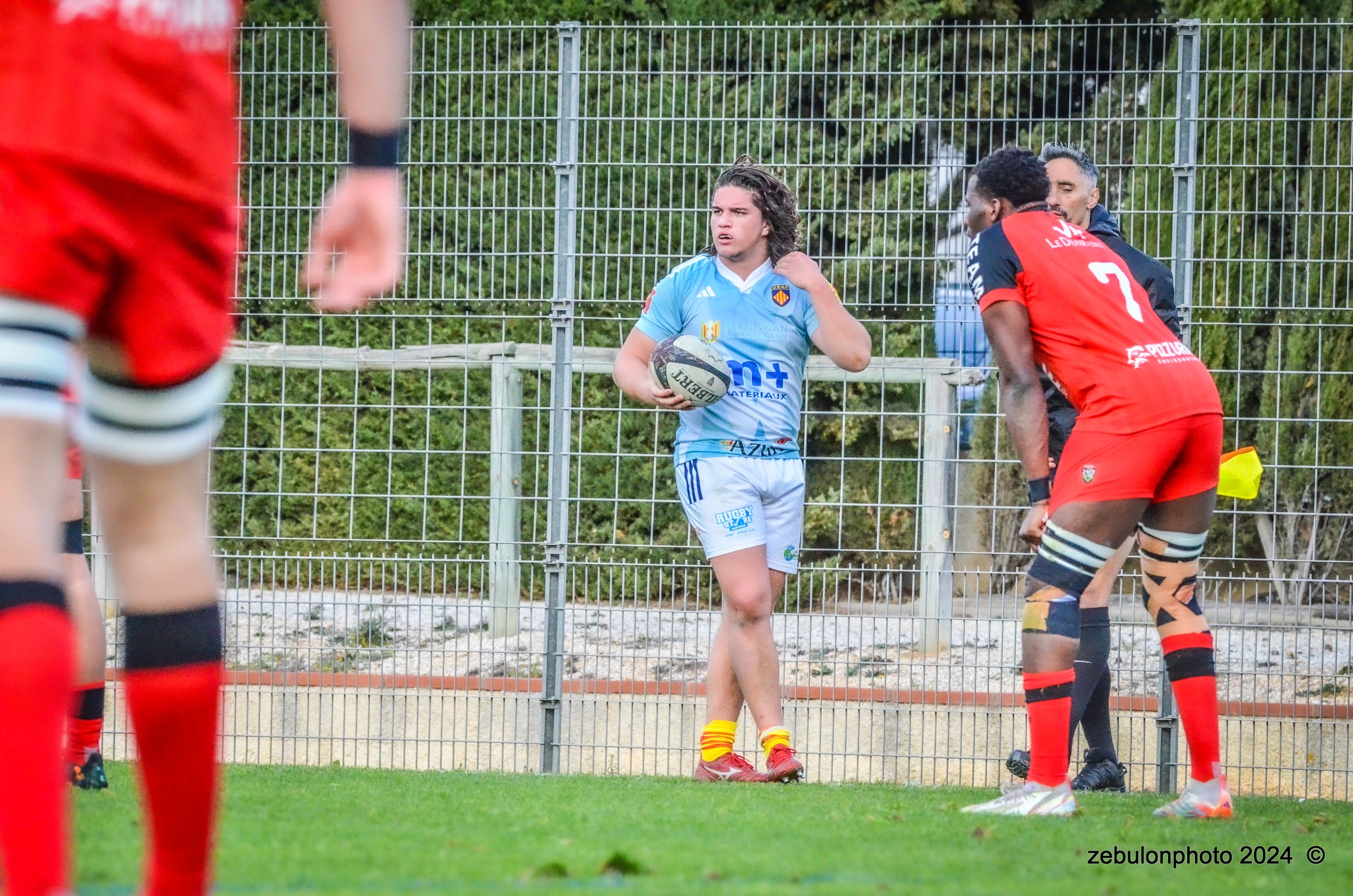  US Arlequins Perpignanais - RC Toulonnais - Rugby - Espoirs - USAP vs RCT (#ESP24USAPRCT02) Photo by: Photo Zebulon | Siuxy Sports 2024-02-10