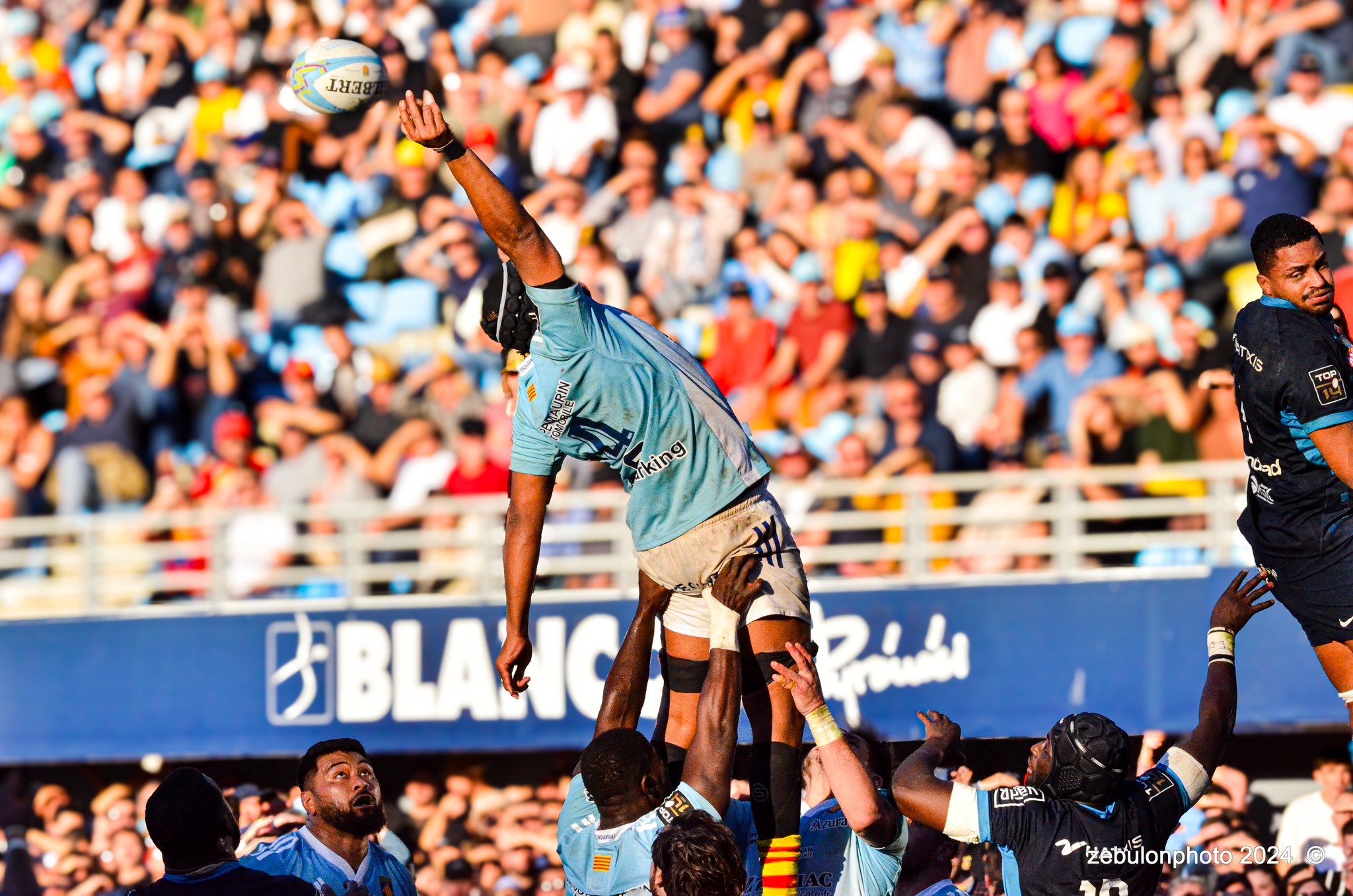 US Arlequins Perpignanais - Racing 92 - Rugby - TOP 14 - Perpignan (26) vs (5) Racing 92 (#TOP1424USAPR9202) Photo by: Photo Zebulon | Siuxy Sports 2024-02-03