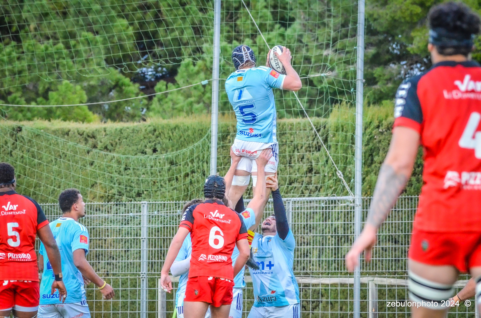  US Arlequins Perpignanais - RC Toulonnais - Rugby - Espoirs - USAP vs RCT (#ESP24USAPRCT02) Photo by: Photo Zebulon | Siuxy Sports 2024-02-10