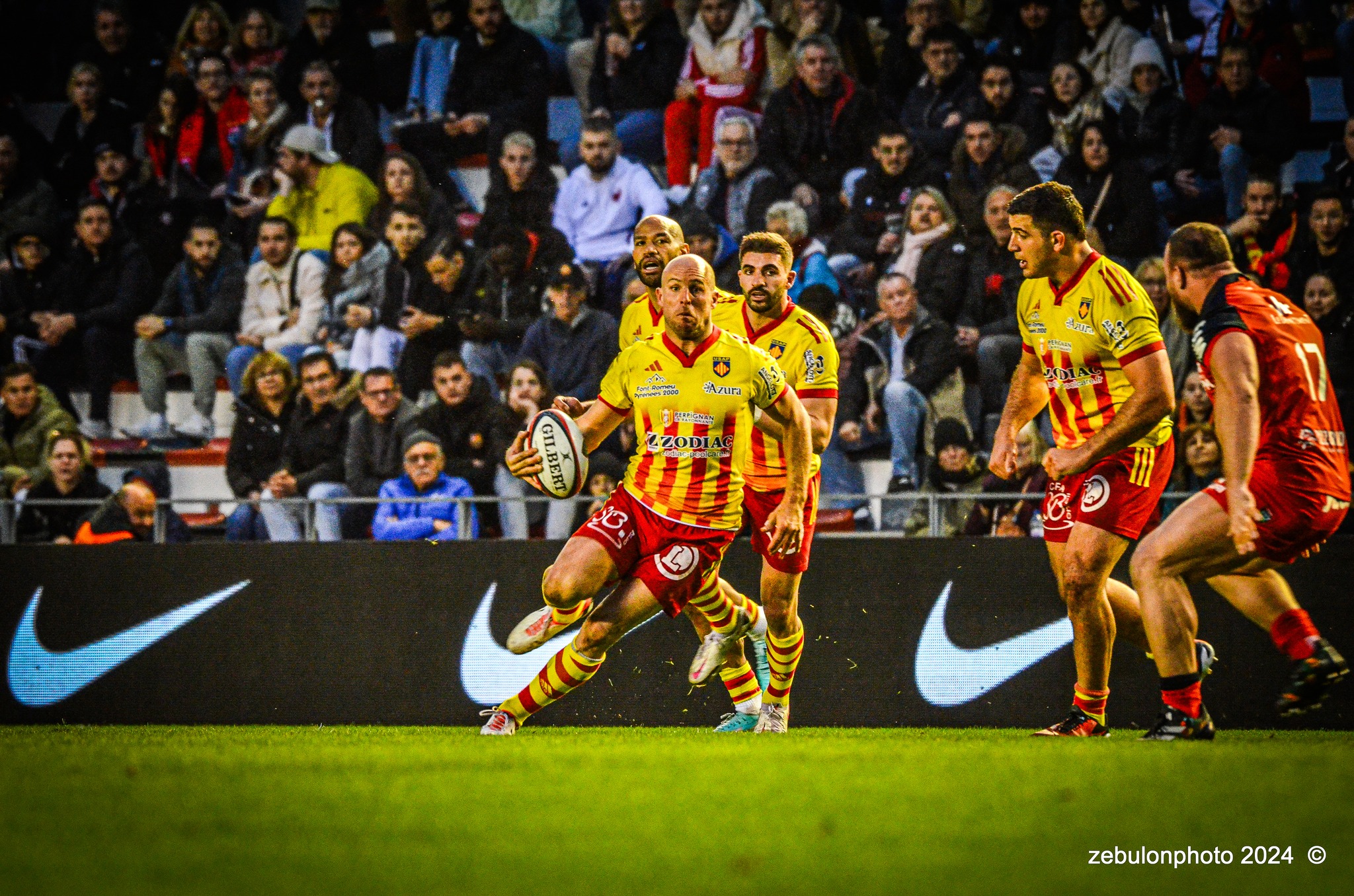  RC Toulonnais - US Arlequins Perpignanais - Rugby - TOP 14 - Toulon (44) vs (22) Perpignan (#TOP1424RCTUSAP03) Photo by: Photo Zebulon | Siuxy Sports 2024-03-02