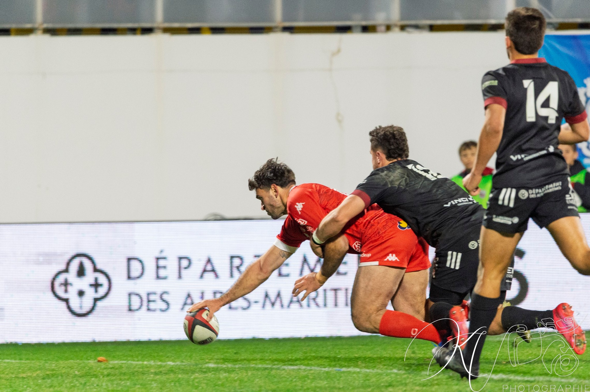  Stade niçois - FC Grenoble Rugby - Rugby - FFR 2024 Fed2 - Stade Niçois (18) vs (49) Grenoble Rugby (#FFR24FsSTGFC12) Photo by: Karine Valentin | Siuxy Sports 2024-12-20