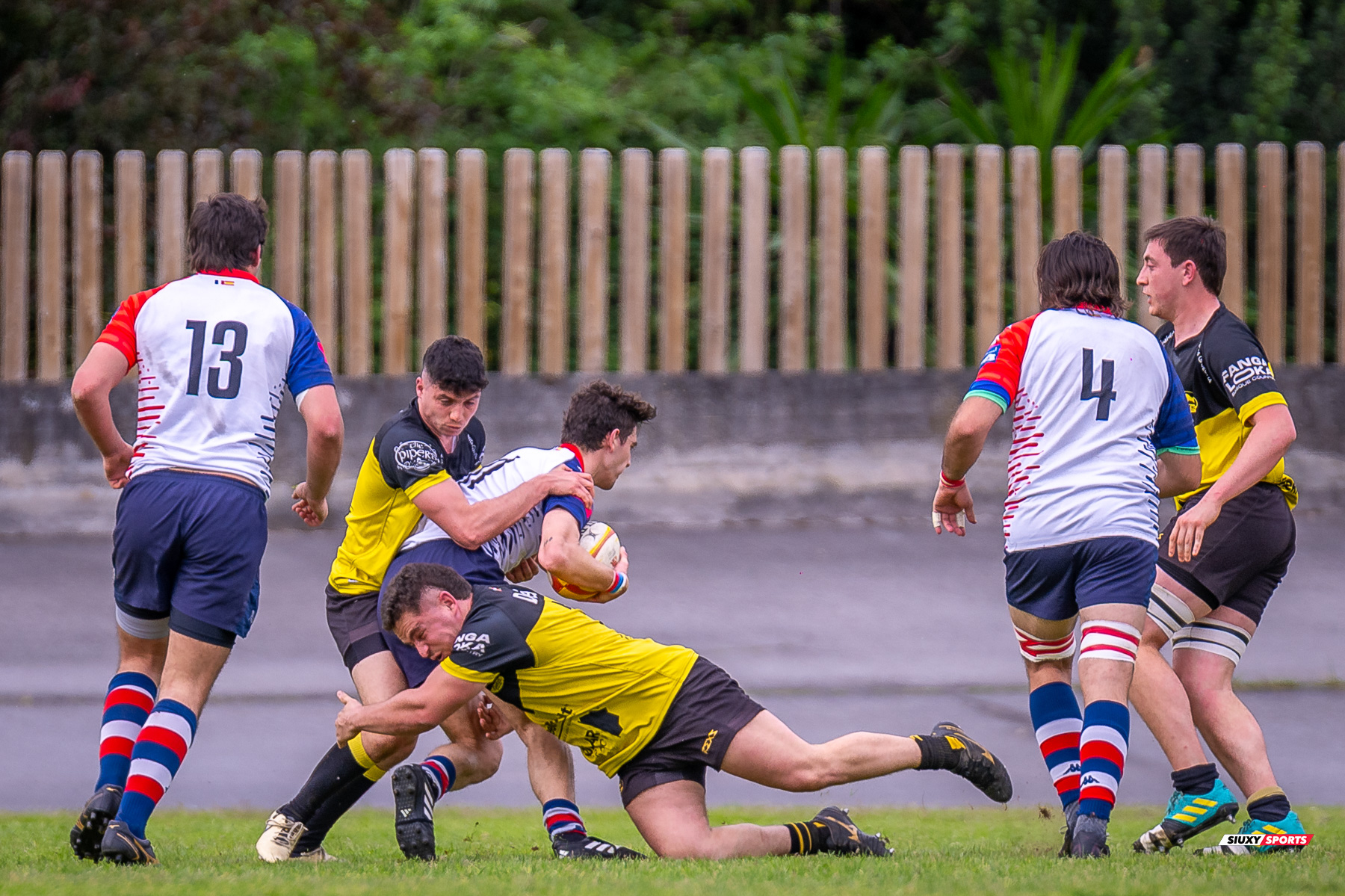 Jon AZKORRA MAIR - Xabier IRADI PORSET -  Getxo Artea Rugby Taldea - Club de Rugby Liceo Francés - Rugby - FER 2024 - DHB - Getxo RT (38) vs (22) Liceo Frances (#FER24DGETLFR04) Photo by: Fredy Monfoto | Siuxy Sports 2024-04-06