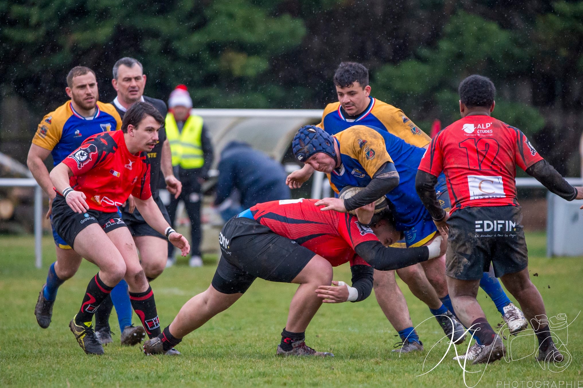  US Deux Ponts - US Renage Rives Rugby - Rugby - Fed2 2024 - US Deux Ponts vs Renage Rives (#F224US2PRRR03) Photo by: Karine Valentin | Siuxy Sports 2024-03-03