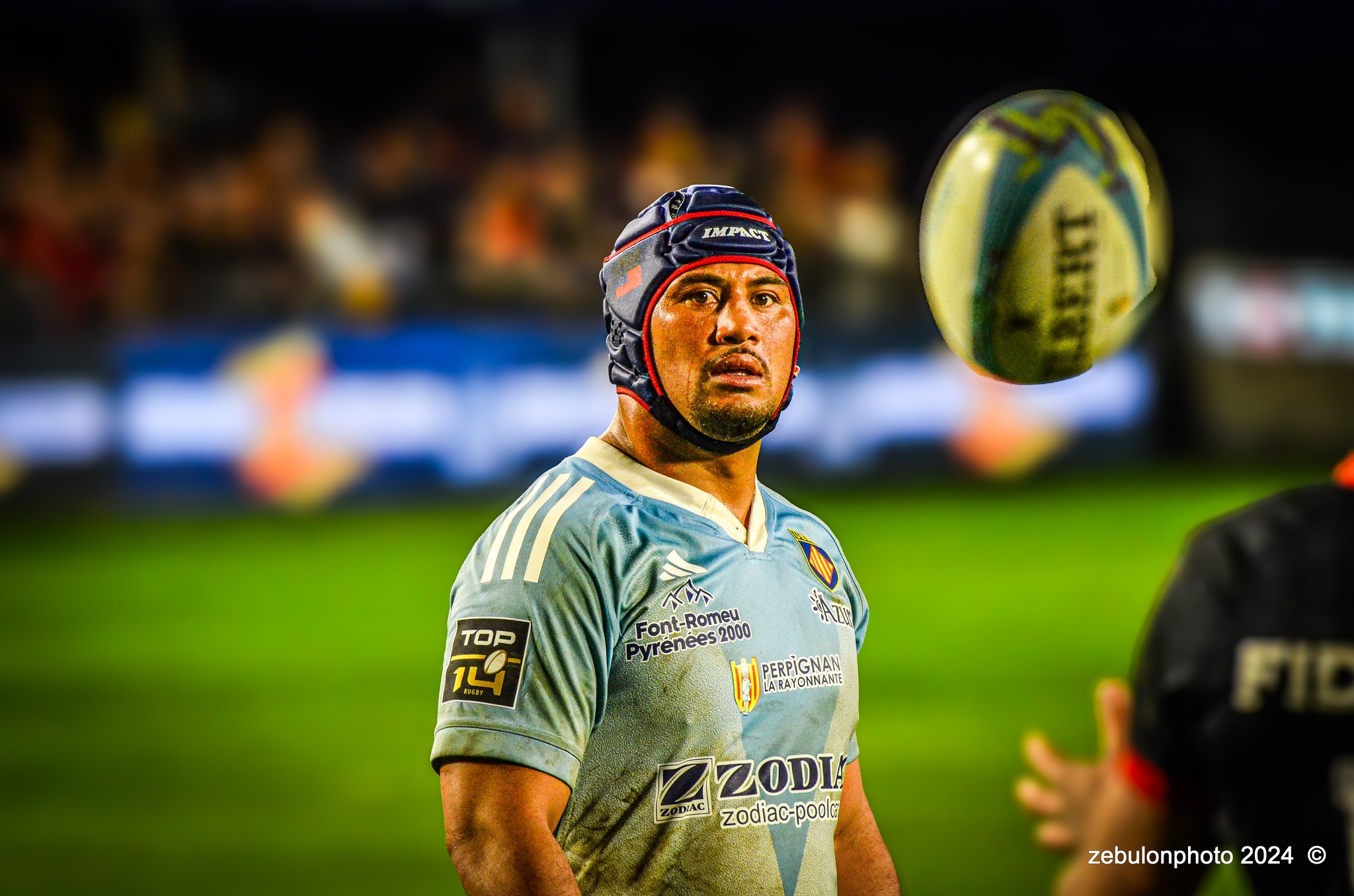  US Arlequins Perpignanais - RC Toulonnais - Rugby - TOP 14 - Perpignan (27) vs (17) RC Toulonnais (#TOP1424USAPRCT03) Photo by: Photo Zebulon | Siuxy Sports 2024-03-09