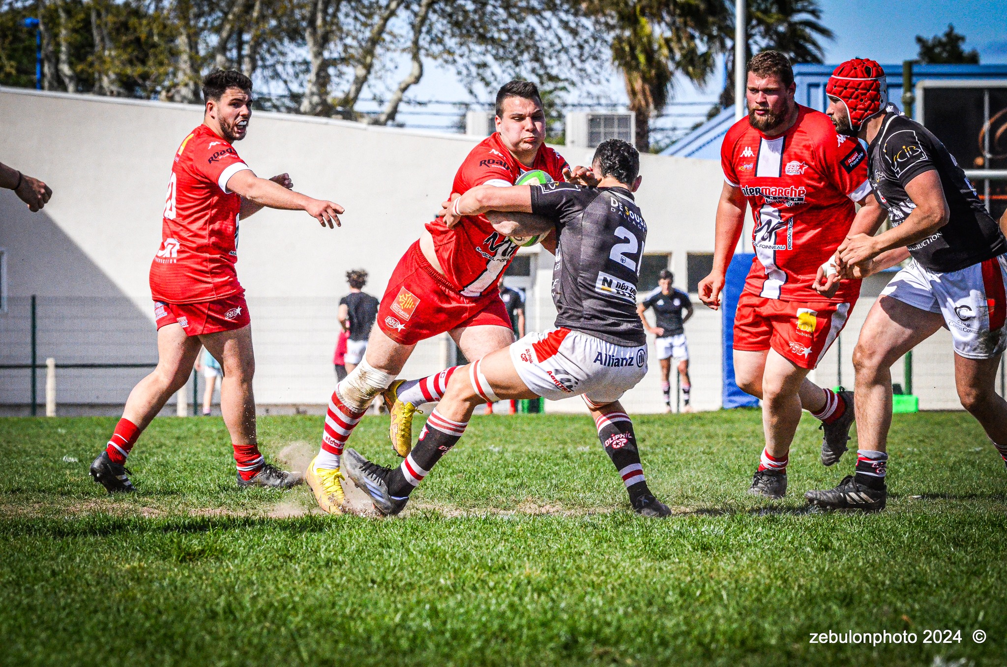 Étoile Sportive Catalane - Football Club Villefranchois - Lauragais - Rugby - FFR -  Fed 2 2024 - Etoile Sportive Catalane vs FC Villefranchois (#FFR24F2ESCFCV03) Photo by: Photo Zebulon | Siuxy Sports 2024-03-23
