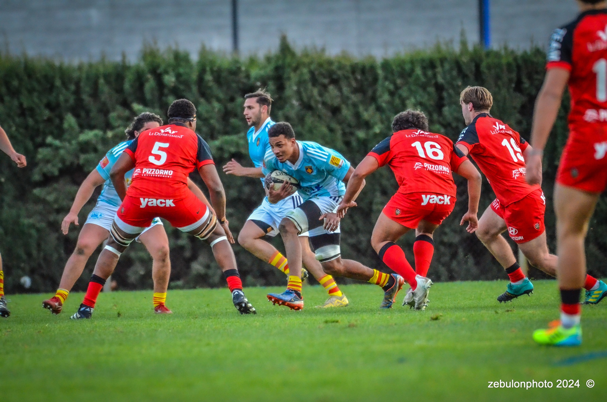  US Arlequins Perpignanais - RC Toulonnais - Rugby - Espoirs - USAP vs RCT (#ESP24USAPRCT02) Photo by: Photo Zebulon | Siuxy Sports 2024-02-10