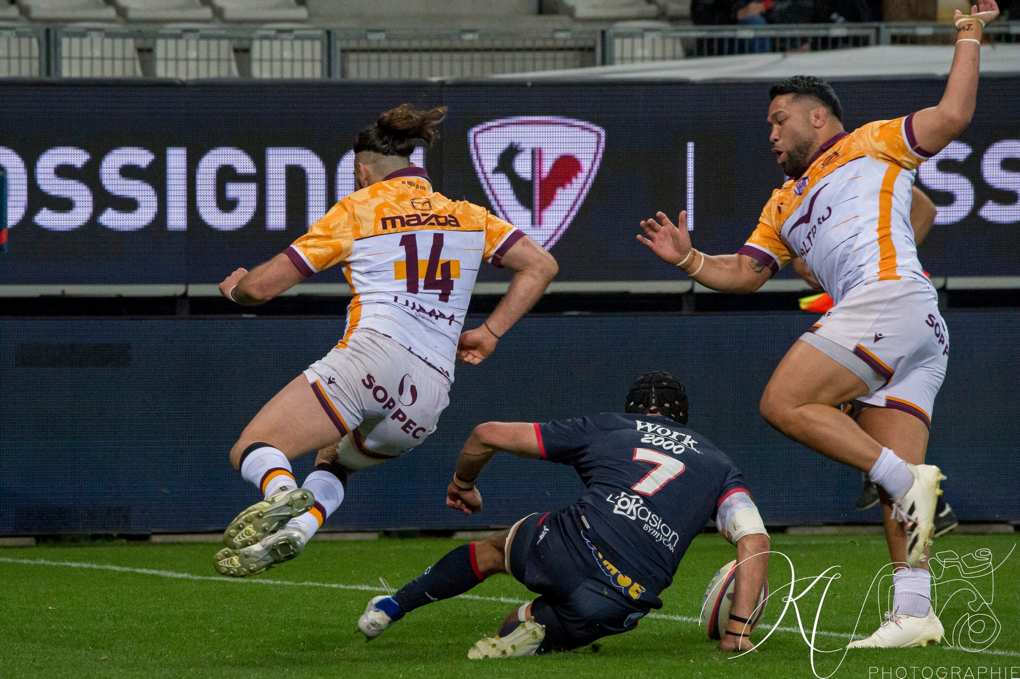  FC Grenoble Rugby - Soyaux Angoulême - Rugby - PRO D2 - FC Grenoble (21) vs (18) Soyaux Angouleme (#PD224FCGSAN03) Photo by: Karine Valentin | Siuxy Sports 2024-03-29